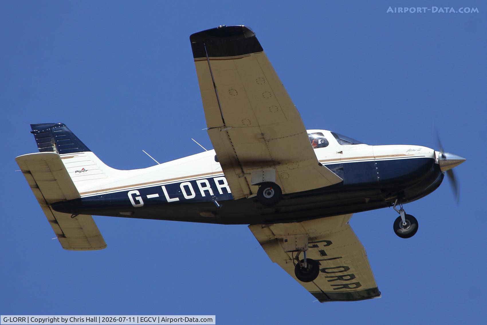 G-LORR, 1996 Piper PA-28-181 Cherokee Archer III, c/n 2843037, Sleapkosh 26, day 2, 11/07/26