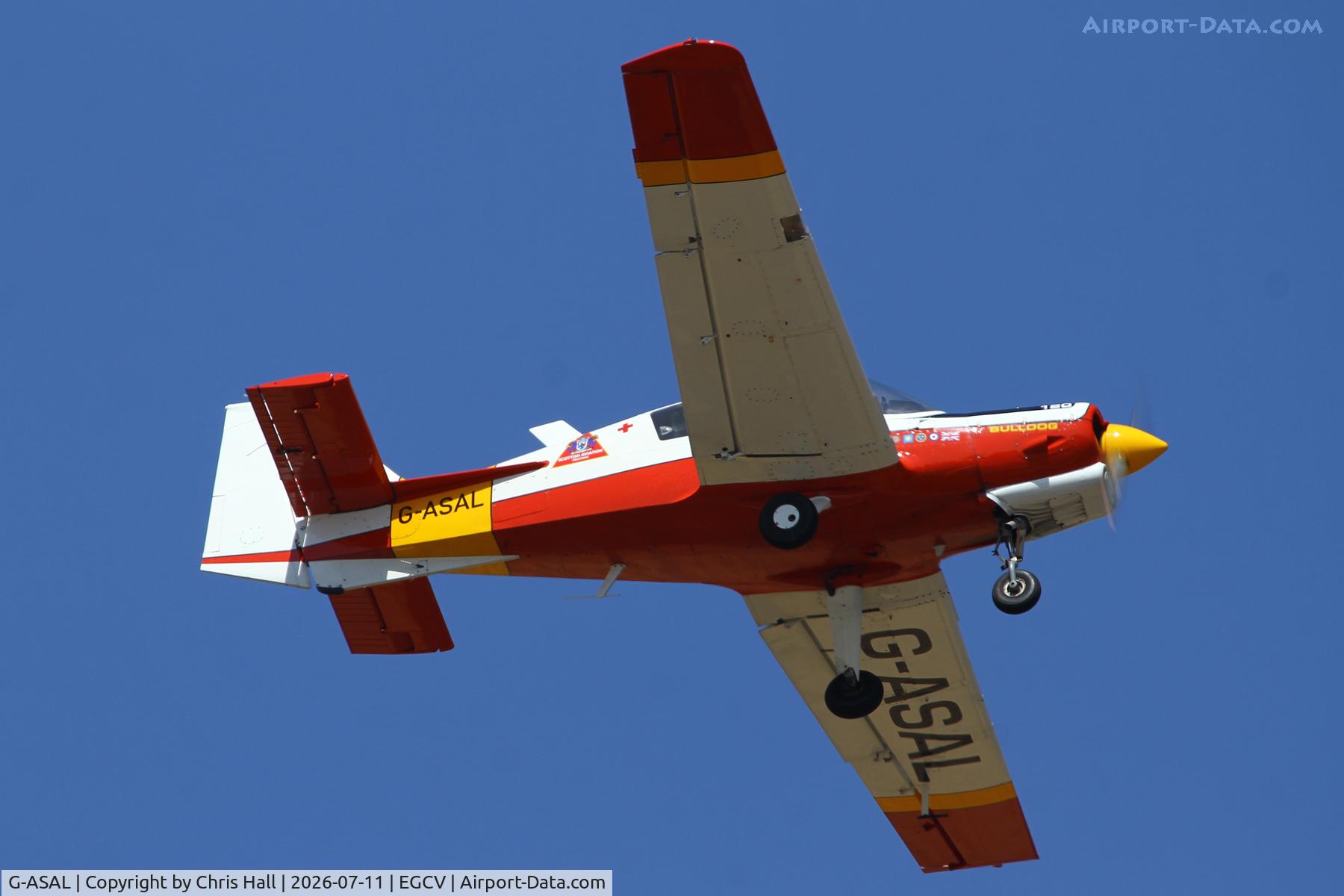 G-ASAL, 1973 Scottish Aviation Bulldog Series 120 Model 124, c/n BH120/239, Sleapkosh 26, day 2, 11/07/26