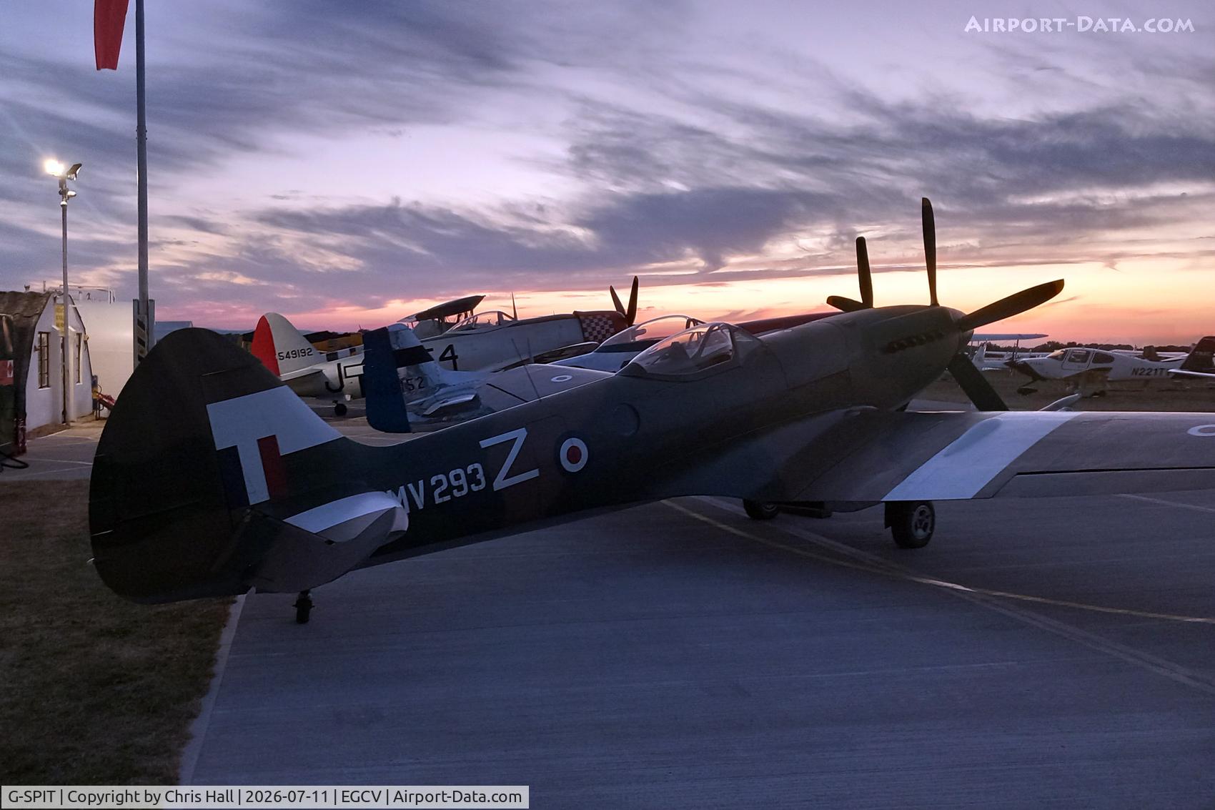 G-SPIT, 1944 Supermarine 379 Spitfire FR.XIV, c/n 6S/649205, Sleapkosh 26, day 2, 11/07/26