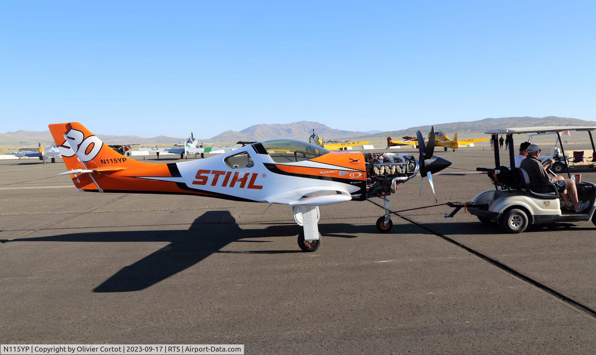 Aircraft N115YP, 2004 Lancair Legacy 2000, c/n L2K-143, 2023 air races, at RTS, photo by Olivier Cortot