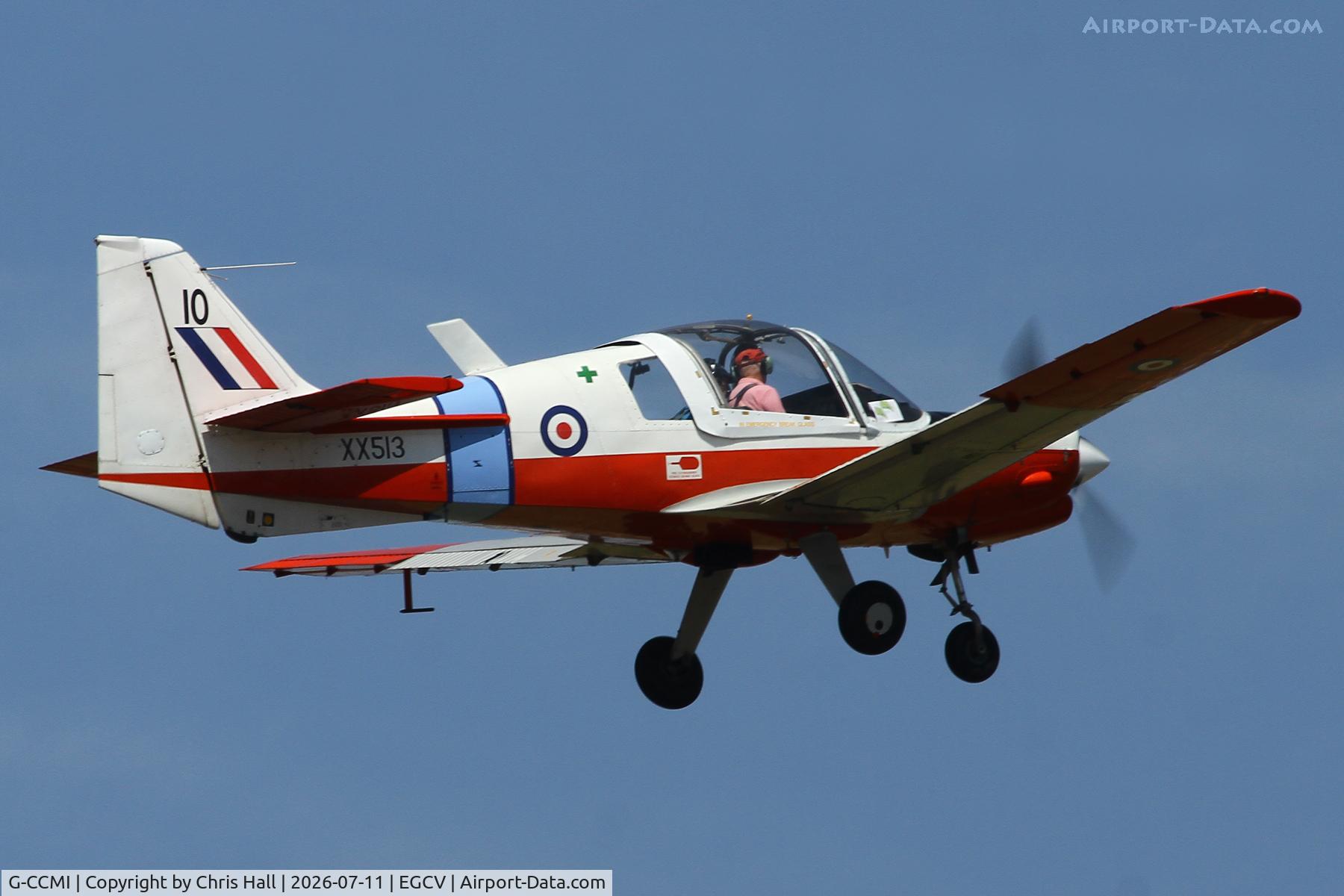 Aircraft G-CCMI, 1973 Scottish Aviation Bulldog T.1, c/n BH120/199, Sleapkosh 26, day 2, 11/07/26, at EGCV, photo by Chris Hall