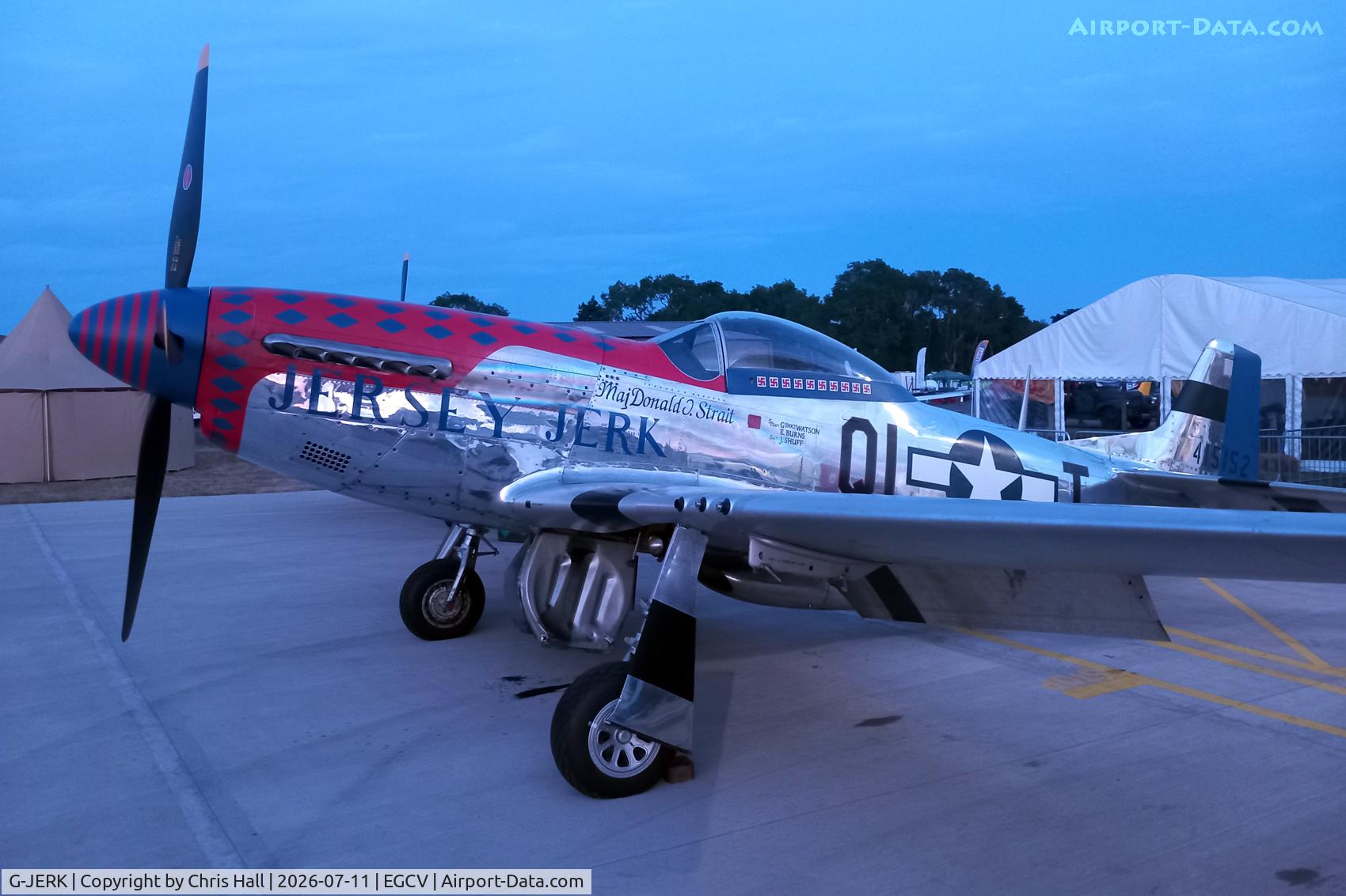 G-JERK, 1948 Commonwealth Aircraft Corporation CA-18 MK 21 (Mustang P-51D), c/n 1435, Sleapkosh 26, day 2, 11/07/26