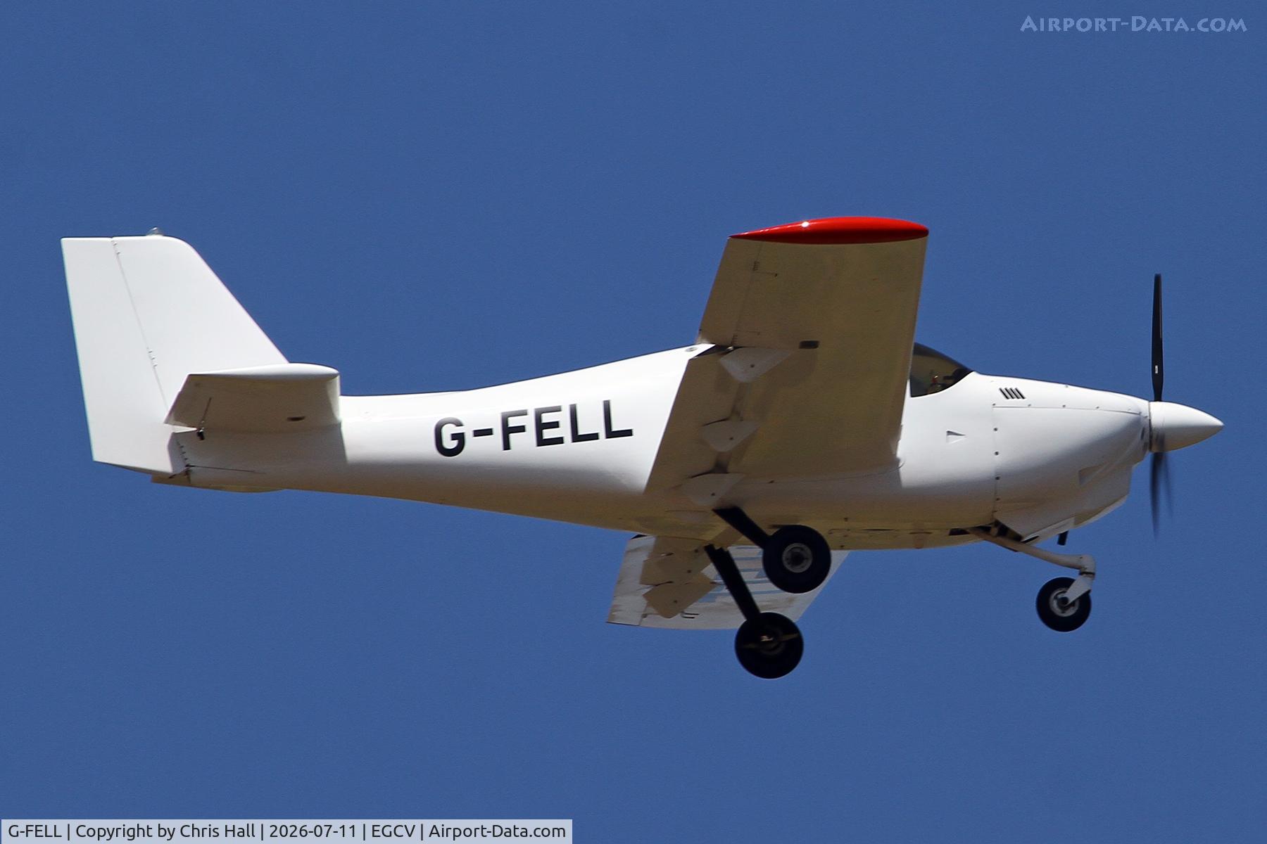 Aircraft G-FELL, 1998 Europa XS Tri-Gear, c/n PFA 247-13208, Sleapkosh 26, day 2, 11/07/26, at EGCV, photo by Chris Hall