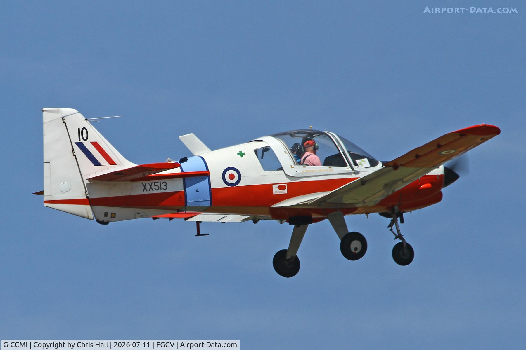 Aircraft G-CCMI, 1973 Scottish Aviation Bulldog T.1, c/n BH120/199, Sleapkosh 26, day 2, 11/07/26, at EGCV, photo by Chris Hall