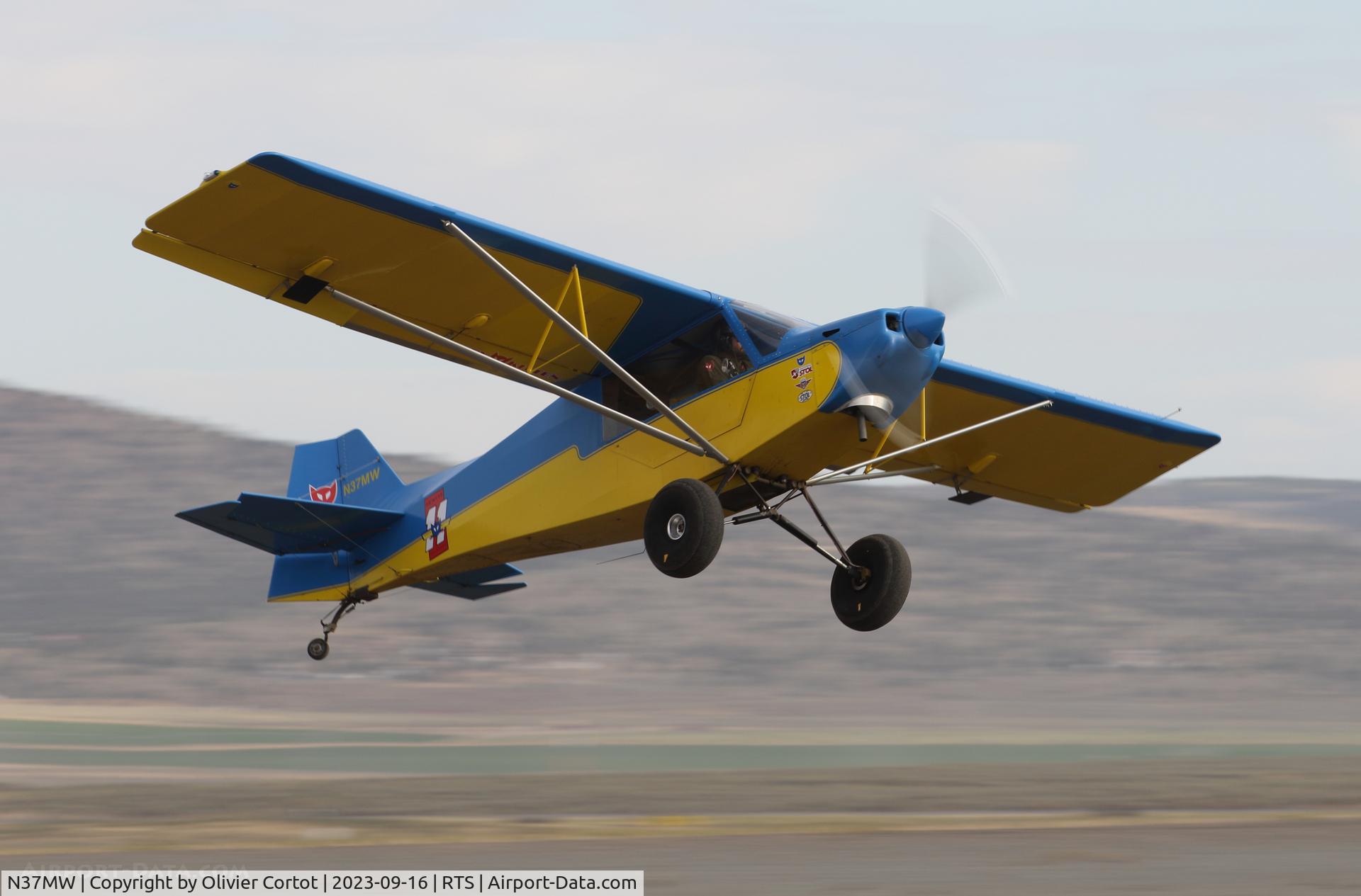 Aircraft N37MW, 2000 Rans S-7 Courier, c/n 0997225, in action, at RTS, photo by Olivier Cortot
