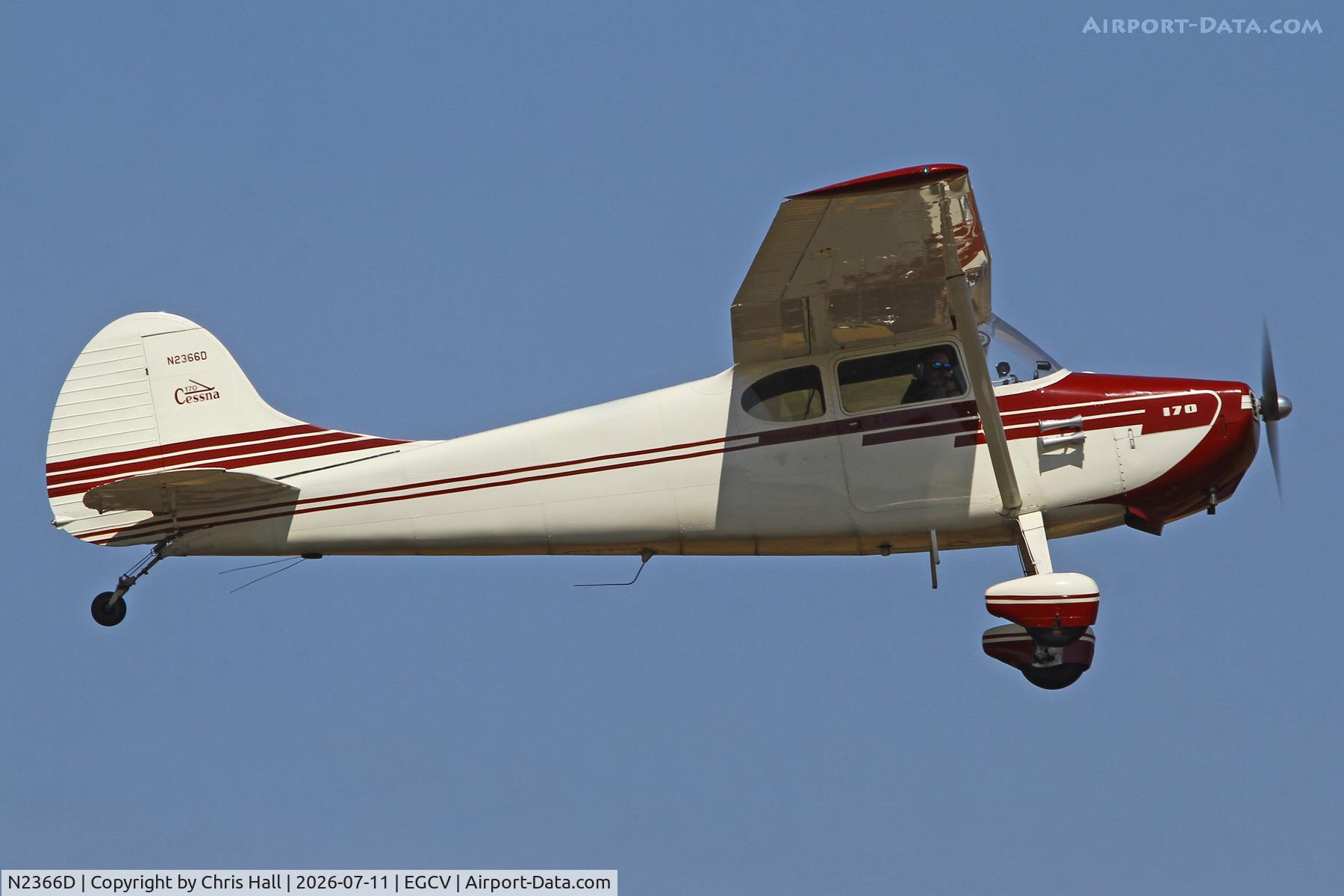 N2366D, 1952 Cessna 170B, c/n 20518, Sleapkosh 26, day 2, 11/07/26