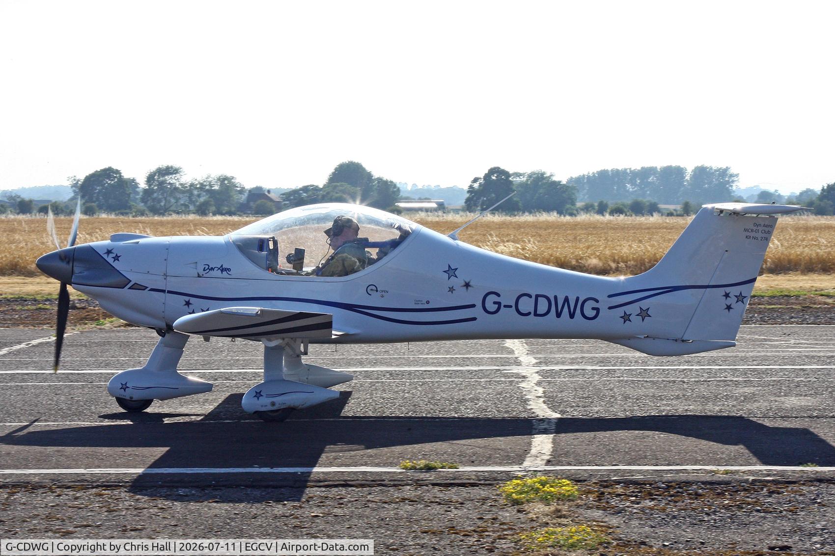 Aircraft G-CDWG, 2007 Dyn'Aero MCR-01 Club, c/n PFA 301A-14132, Sleapkosh 26, day 2, 11/07/26, at EGCV, photo by Chris Hall