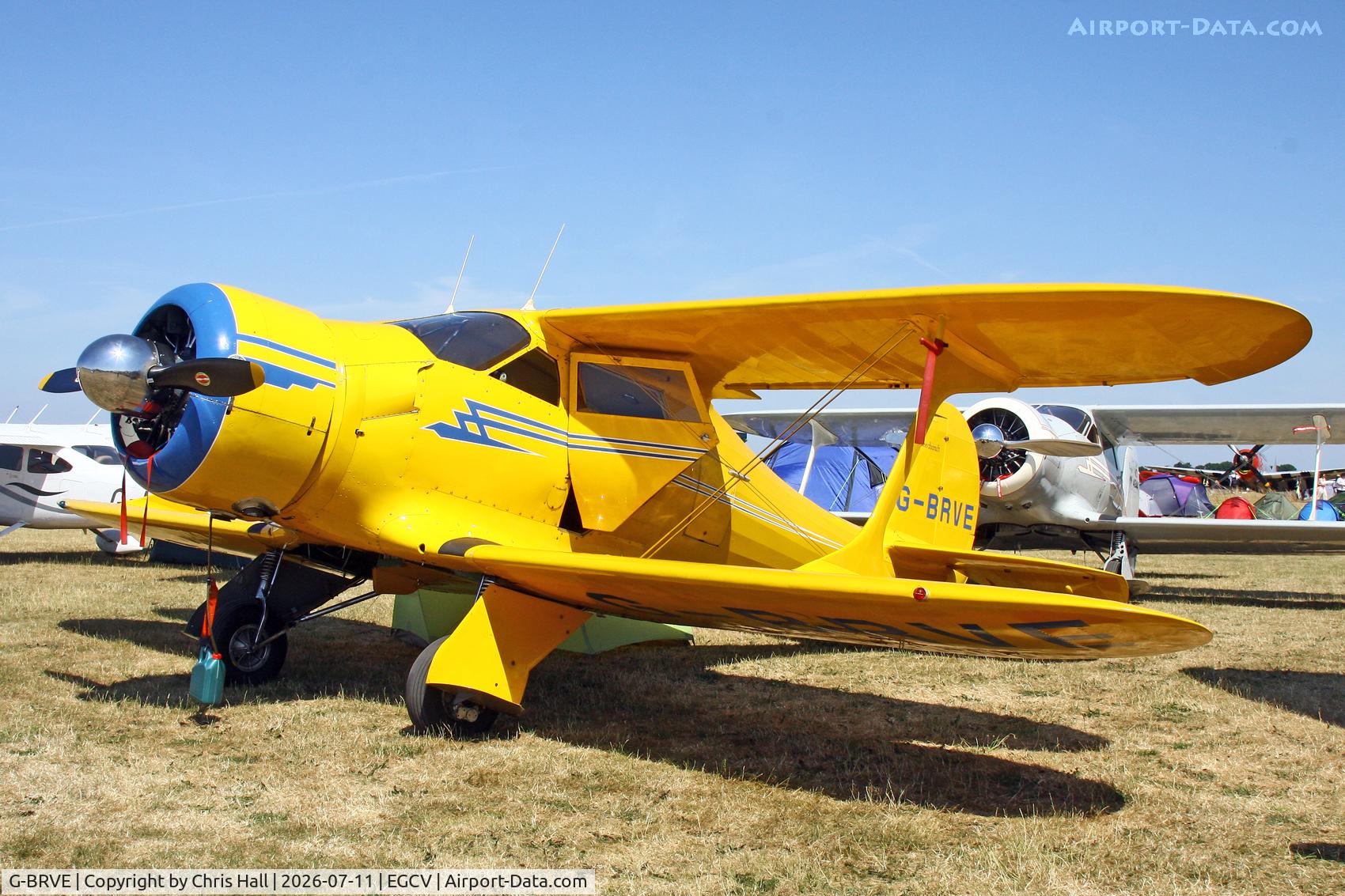 G-BRVE, 1945 Beech D17S Staggerwing, c/n 6701, Sleapkosh 26, day 2, 11/07/26
