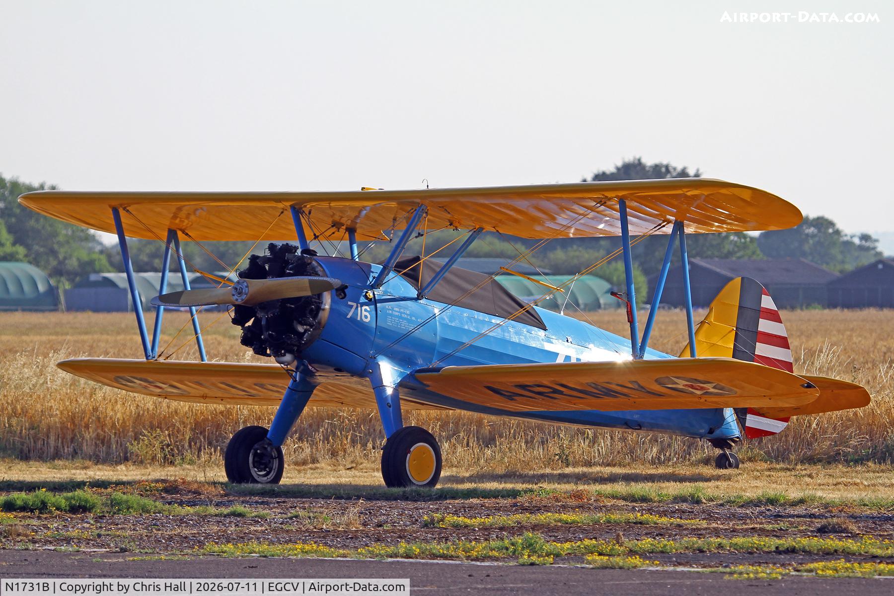 N1731B, 1943 Boeing E75, c/n 75-5716, Sleapkosh 26, day 2, 11/07/26