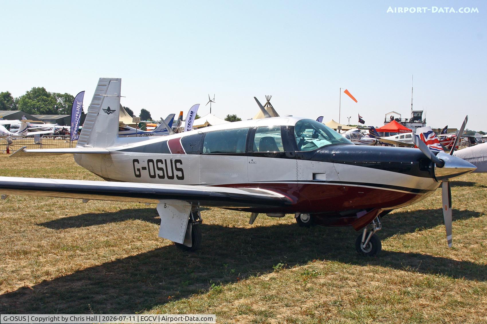 G-OSUS, 1980 Mooney M20K, c/n 25-0429, Sleapkosh 26, day 2, 11/07/26