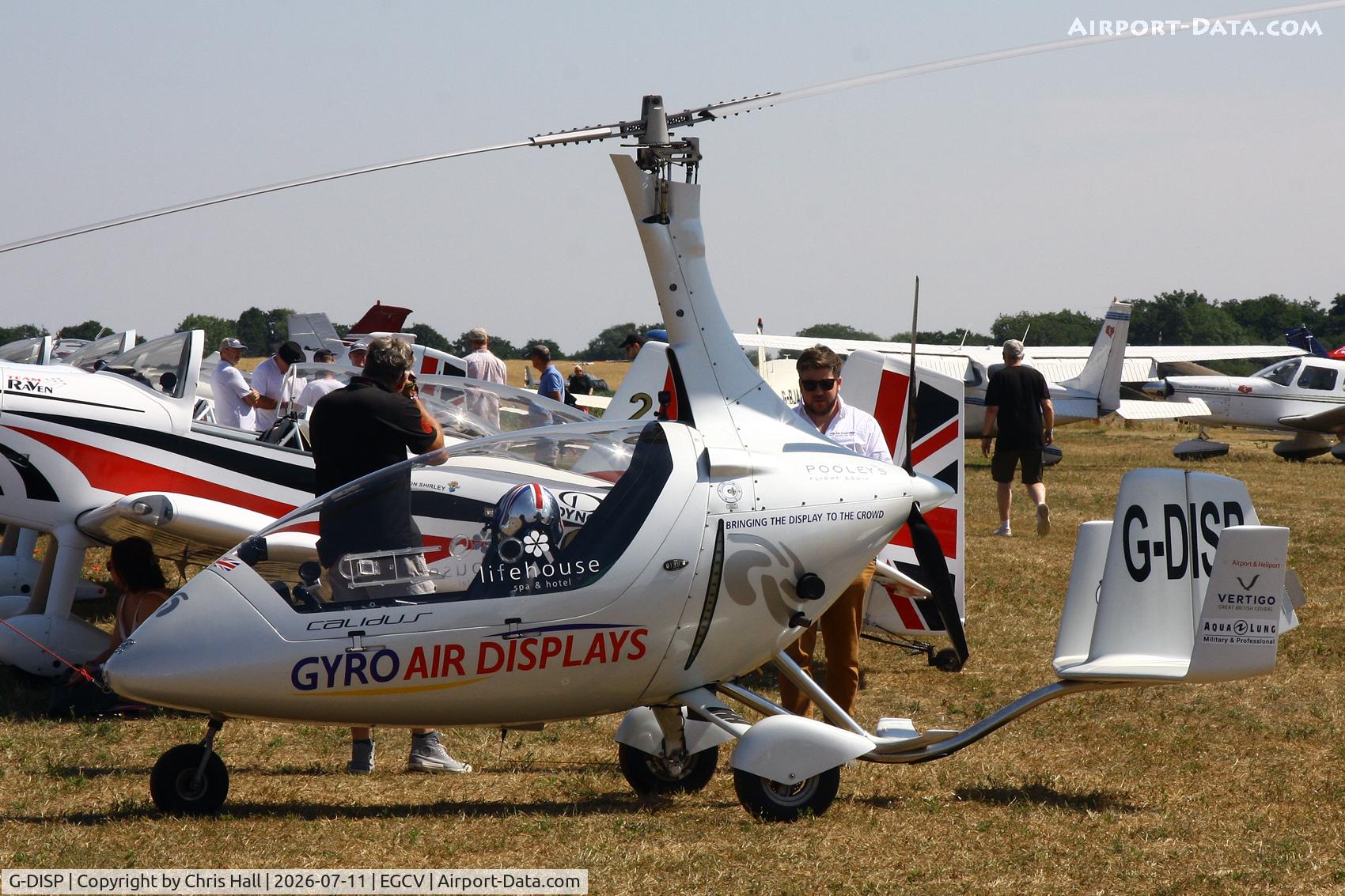 Aircraft G-DISP, 2016 RotorSport UK Calidus, c/n RSUK/CALS/030, Sleapkosh 26, day 2, 11/07/26, at EGCV, photo by Chris Hall
