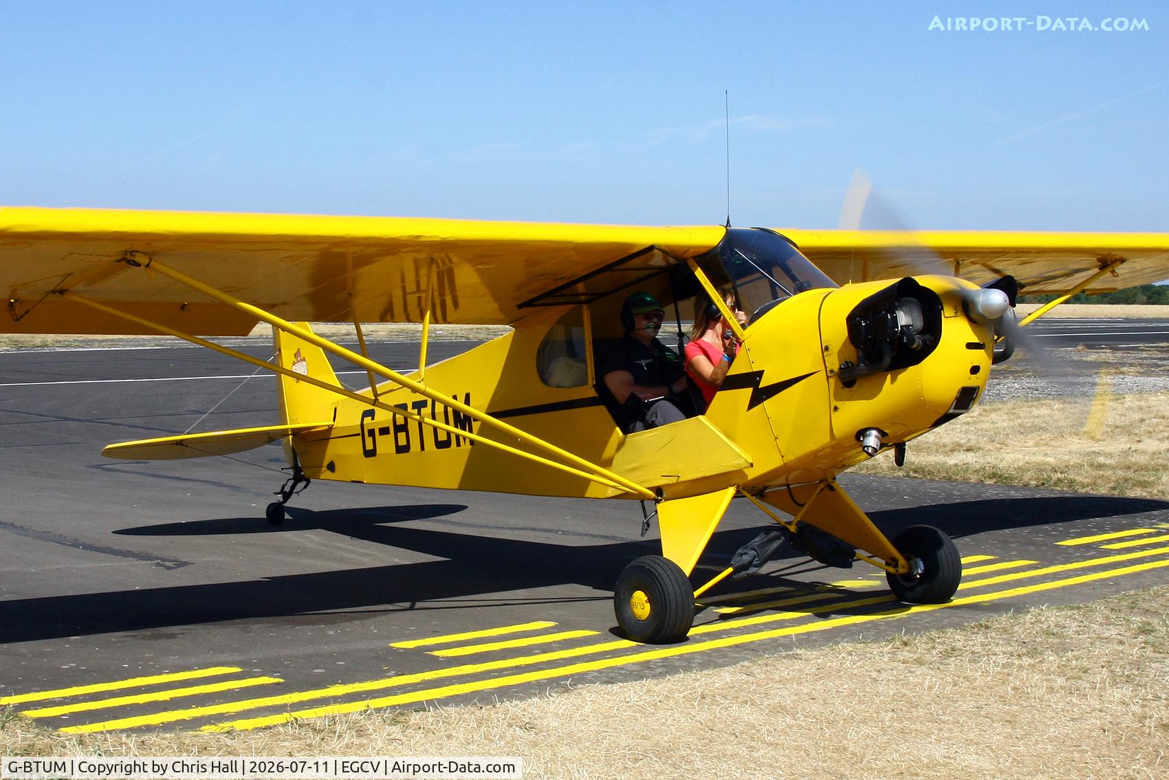 G-BTUM, 1946 Piper J3C-65 Cub Cub, c/n 19516, Sleapkosh 26, day 2, 11/07/26