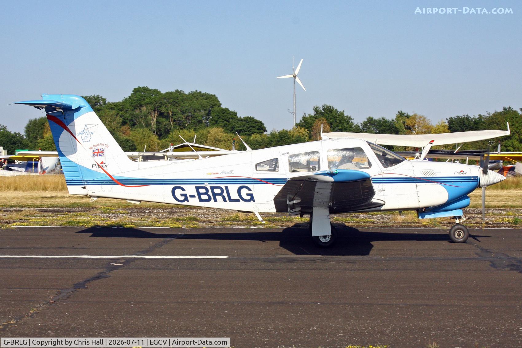 Aircraft G-BRLG, 1984 Piper PA-28RT-201T Turbo Arrow IV Arrow IV, c/n 28R-8431027, Sleapkosh 26, day 2, 11/07/26, at EGCV, photo by Chris Hall