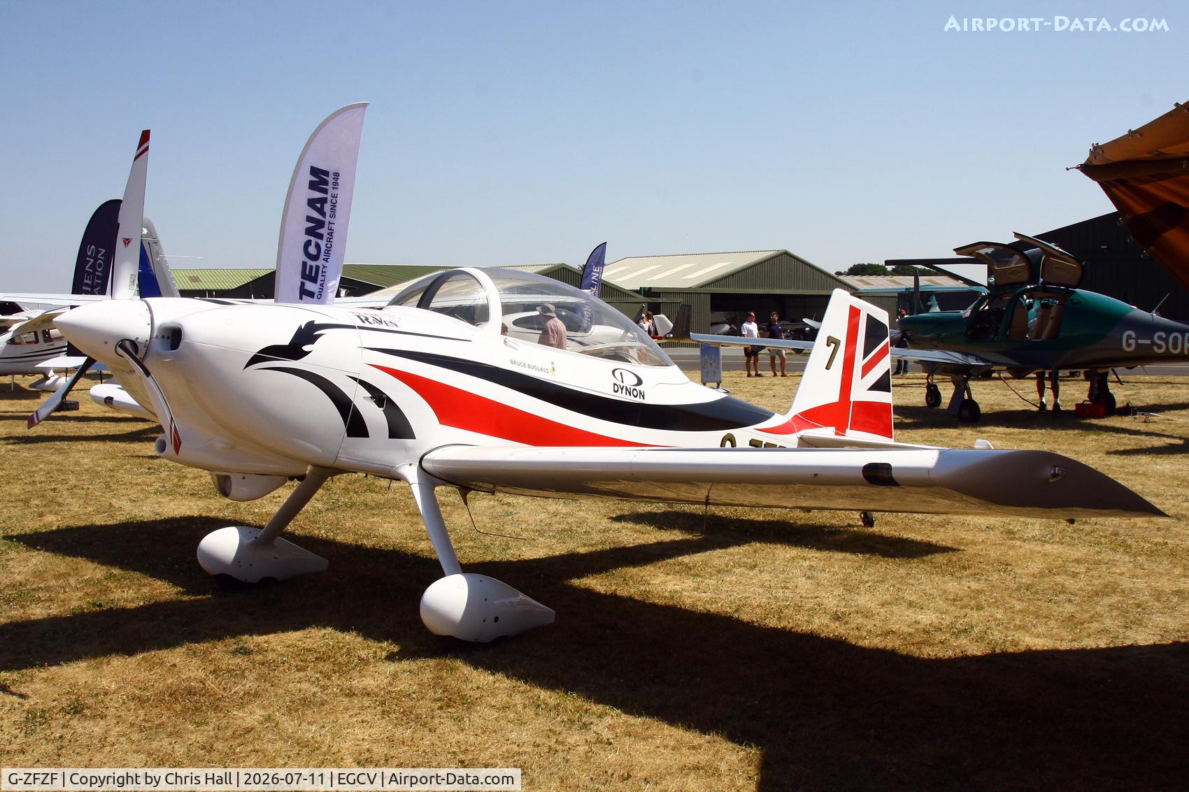 Aircraft G-ZFZF, 2007 Vans RV-8, c/n PFA 303-13639, Sleapkosh 26, day 2, 11/07/26, at EGCV, photo by Chris Hall