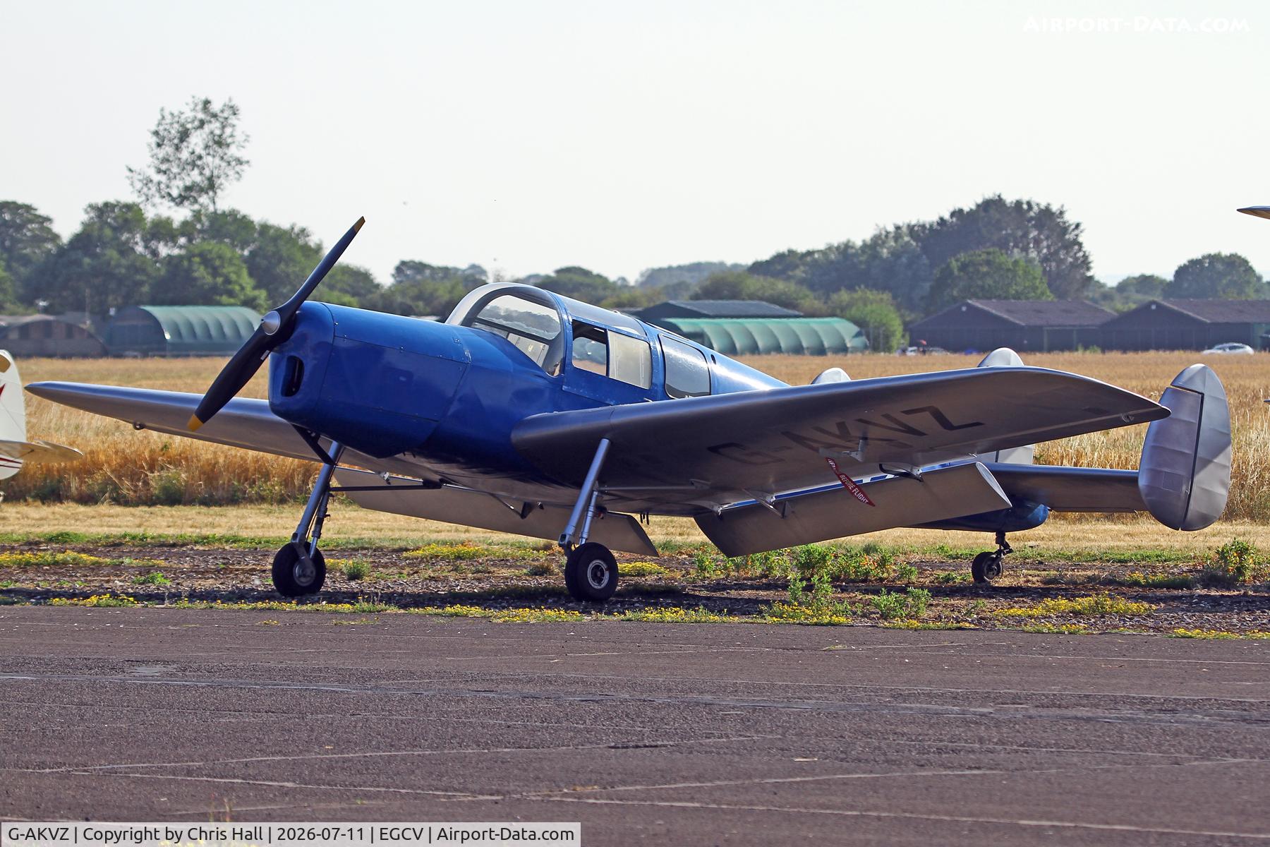 Aircraft G-AKVZ, 1945 Miles M38 Messenger 4B, c/n 6352, Sleapkosh 26, day 2, 11/07/26, at EGCV, photo by Chris Hall