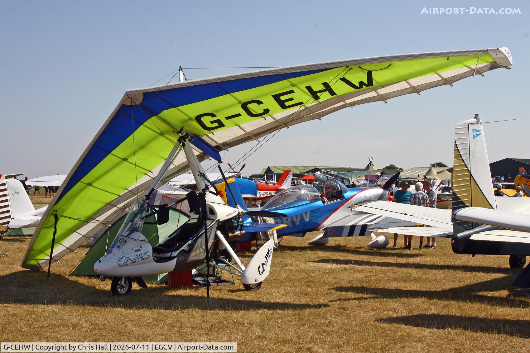 Aircraft G-CEHW, 2006 P&M Aviation Quik GT450, c/n 8241, Sleapkosh 26, day 2, 11/07/26, at EGCV, photo by Chris Hall