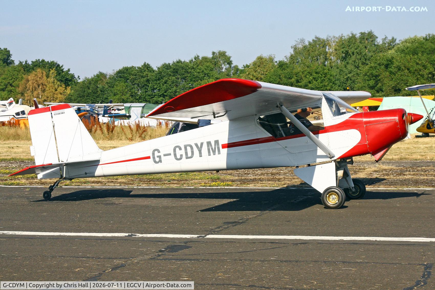 Aircraft G-CDYM, 2006 Murphy Maverick 430, c/n PFA 259-12981, Sleapkosh 26, day 2, 11/07/26, at EGCV, photo by Chris Hall