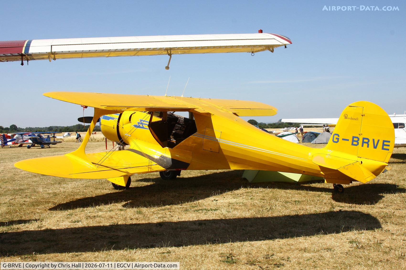 G-BRVE, 1945 Beech D17S Staggerwing, c/n 6701, Sleapkosh 26, day 2, 11/07/26