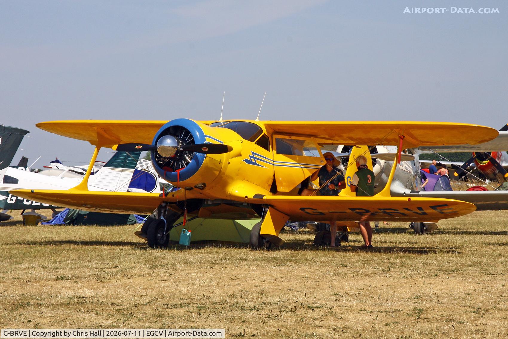 G-BRVE, 1945 Beech D17S Staggerwing, c/n 6701, Sleapkosh 26, day 2, 11/07/26