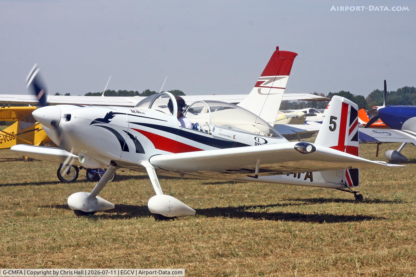 Aircraft G-CMFA, 2006 Vans RV-8, c/n PFA 303-14471, Sleapkosh 26, day 2, 11/07/26, at EGCV, photo by Chris Hall