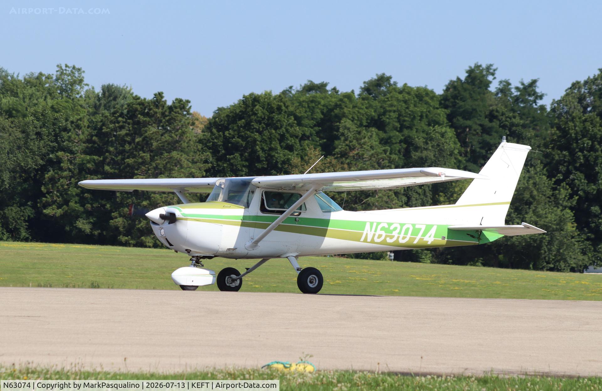 Aircraft N63074, 1975 Cessna 150M, c/n 15077082, Cessna 150M, at KEFT, photo by MarkPasqualino