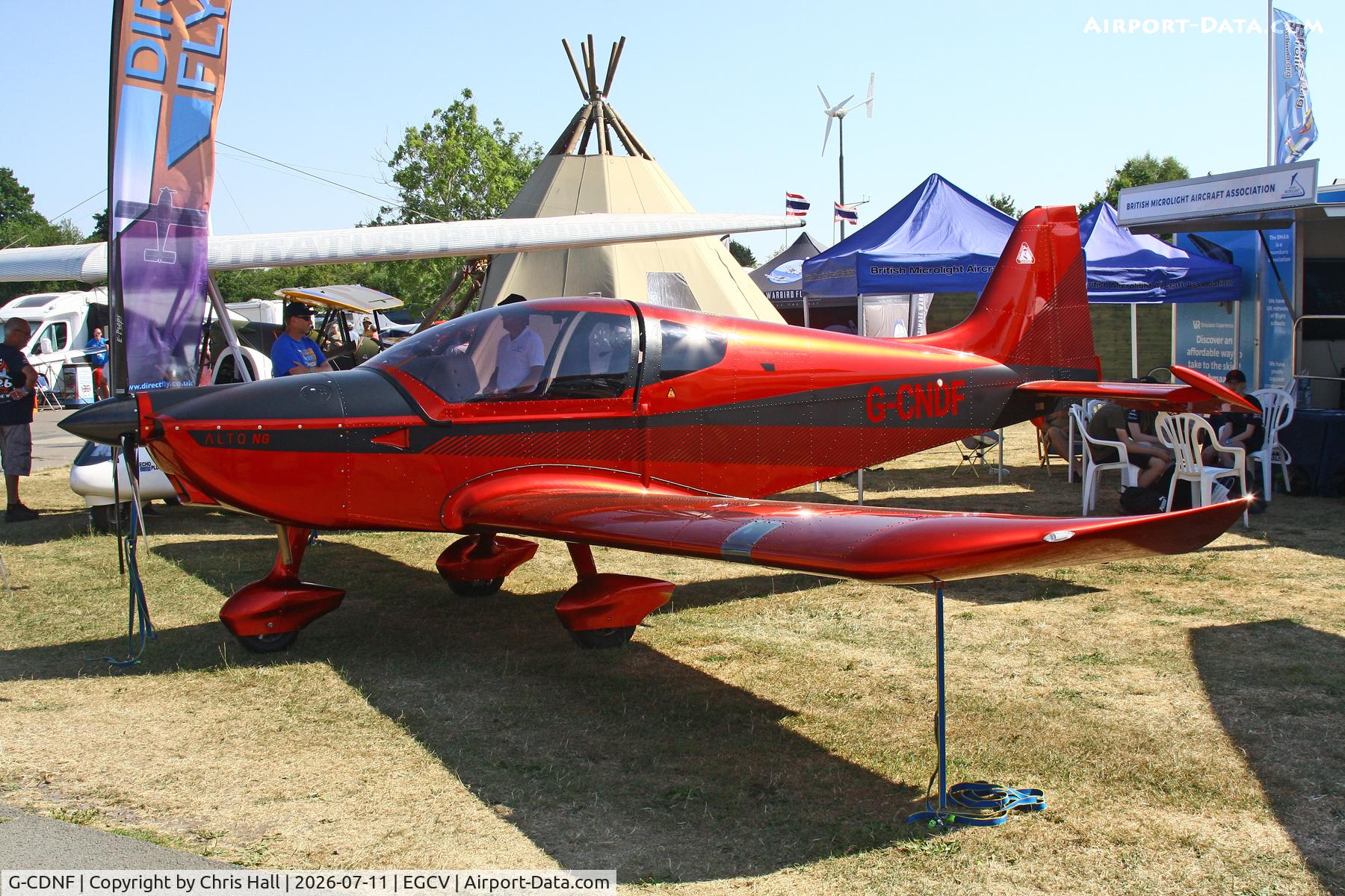 Aircraft G-CDNF, 2007 Aero Designs Pulsar lll, c/n PFA 202-13253, Sleapkosh 26, day 2, 11/07/26, at EGCV, photo by Chris Hall