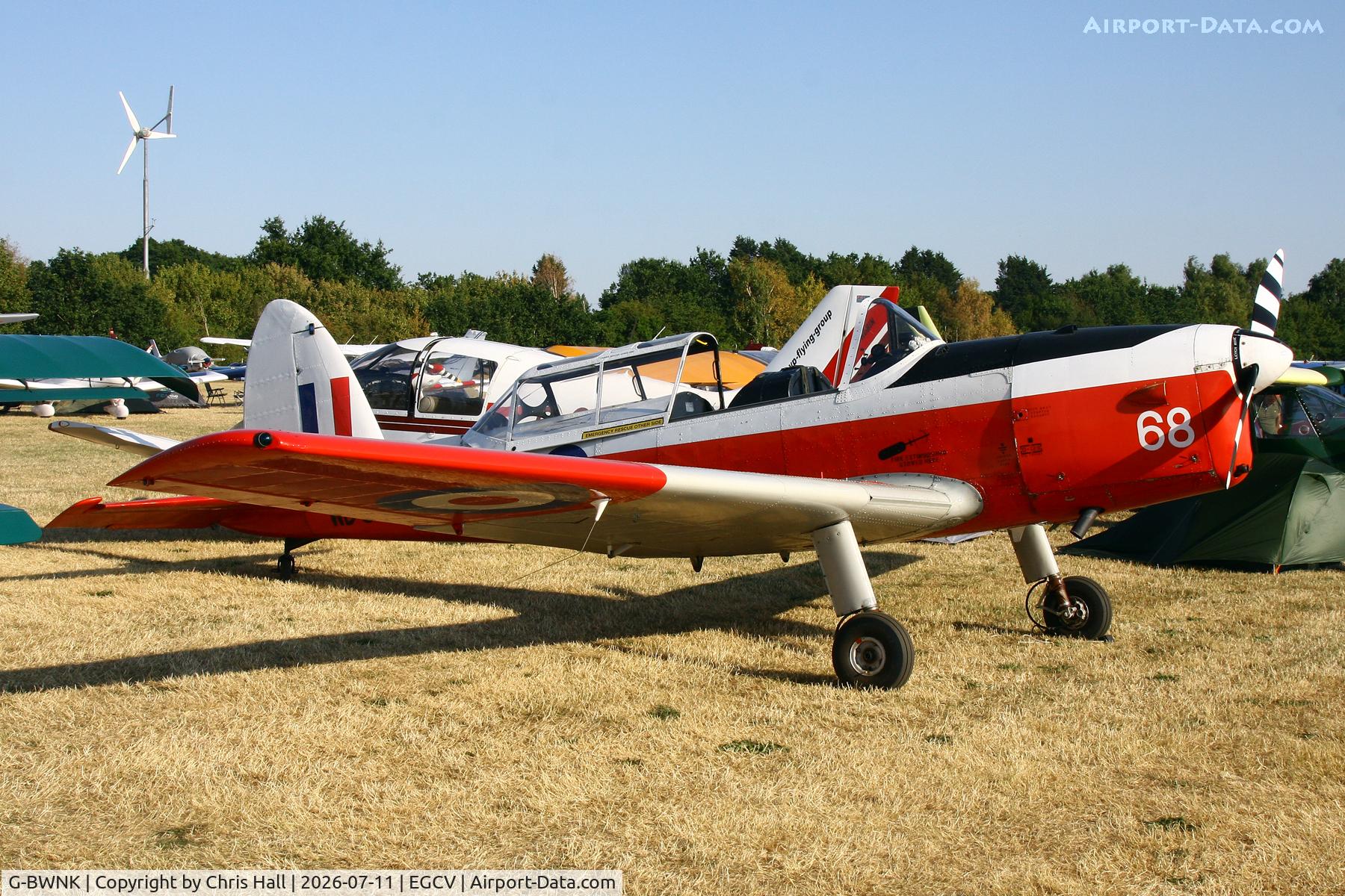 Aircraft G-BWNK, 1951 De Havilland DHC-1 Chipmunk T.10, c/n C1/0317, Sleapkosh 26, day 2, 11/07/26, at EGCV, photo by Chris Hall
