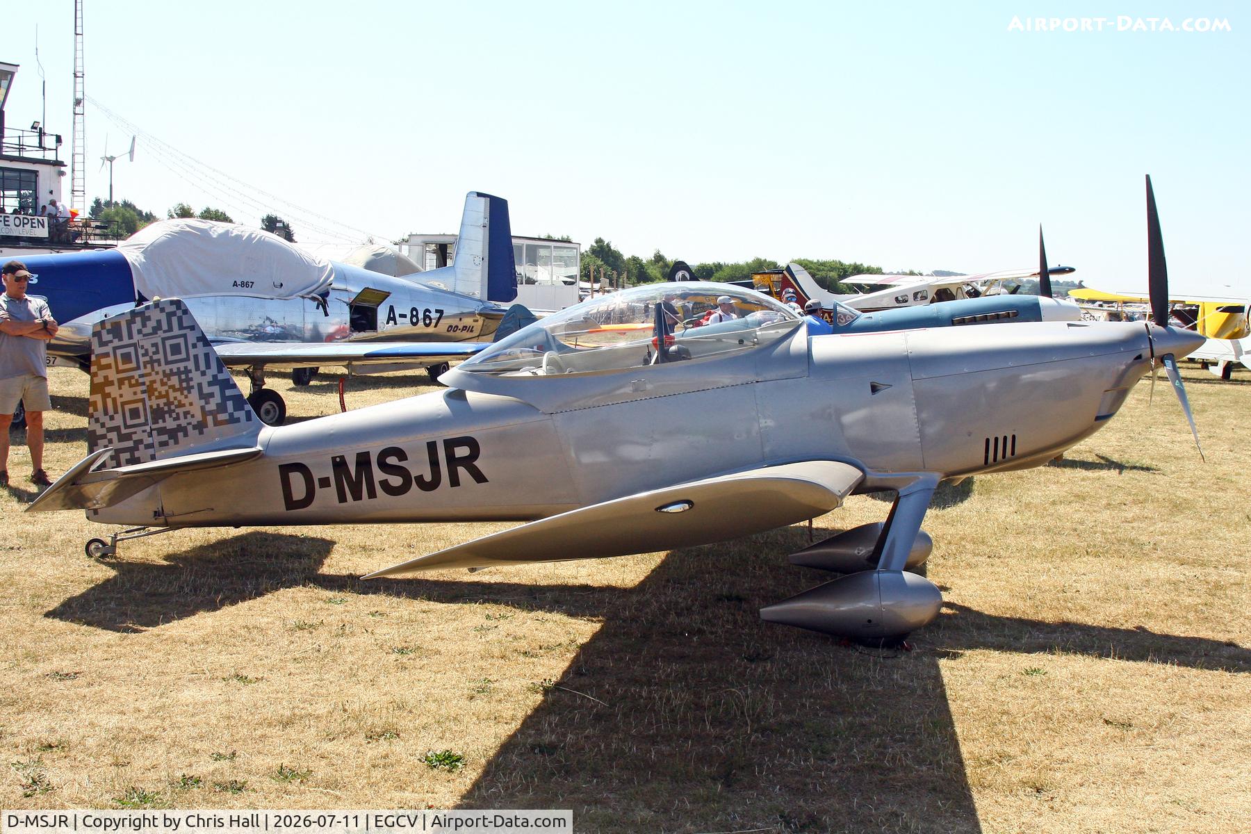 Aircraft D-MSJR, 2021 Vans RV-4/600R, c/n not found_D-MSJR, Sleapkosh 26, day 2, 11/07/26, at EGCV, photo by Chris Hall