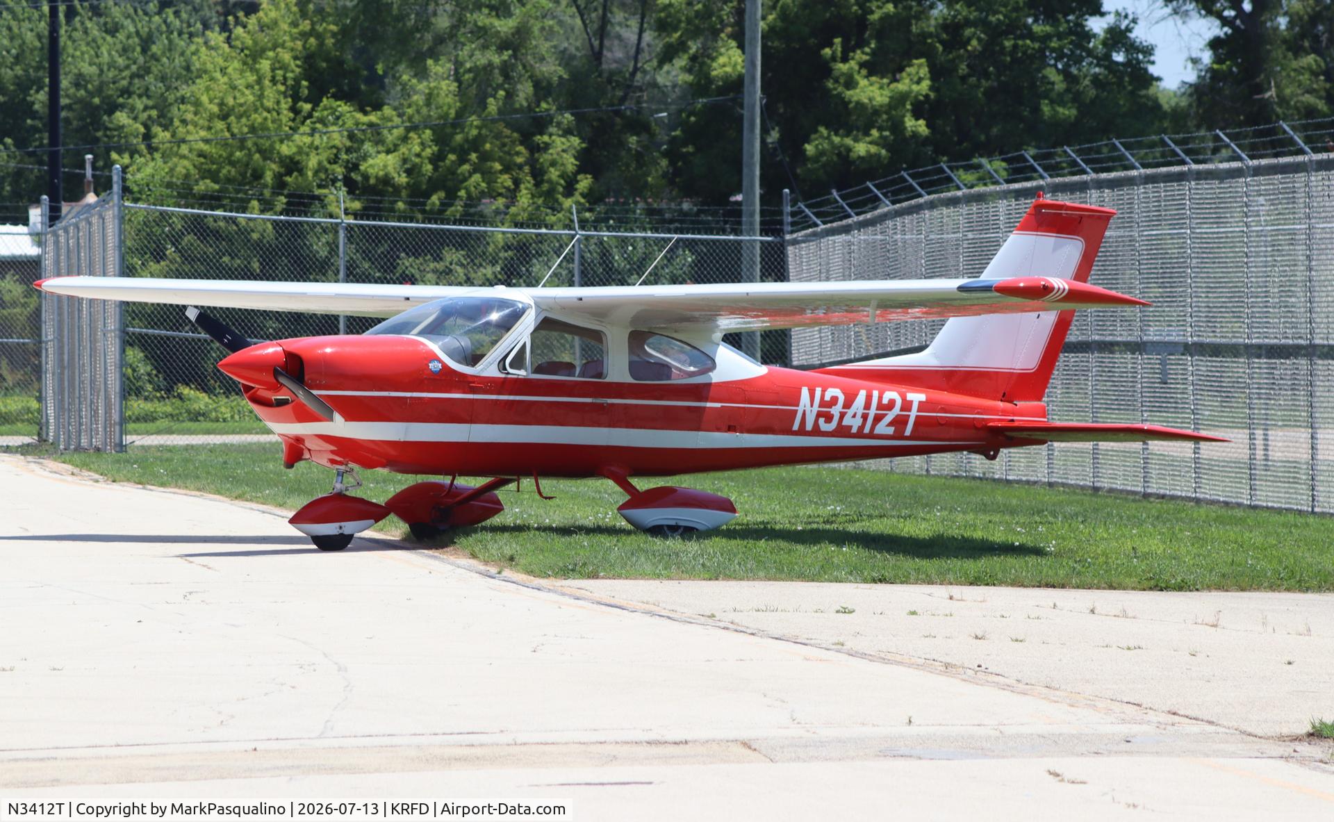 Aircraft N3412T, 1967 Cessna 177 Cardinal, c/n 17700712, Cessna 177, at KRFD, photo by MarkPasqualino