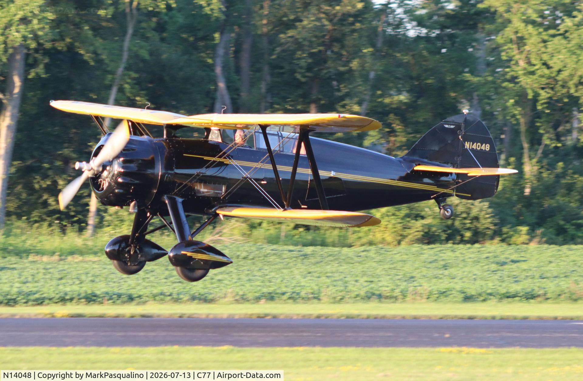 Aircraft N14048, 1934 Waco S3HD, c/n 3814, Waco S3HD, at C77, photo by MarkPasqualino