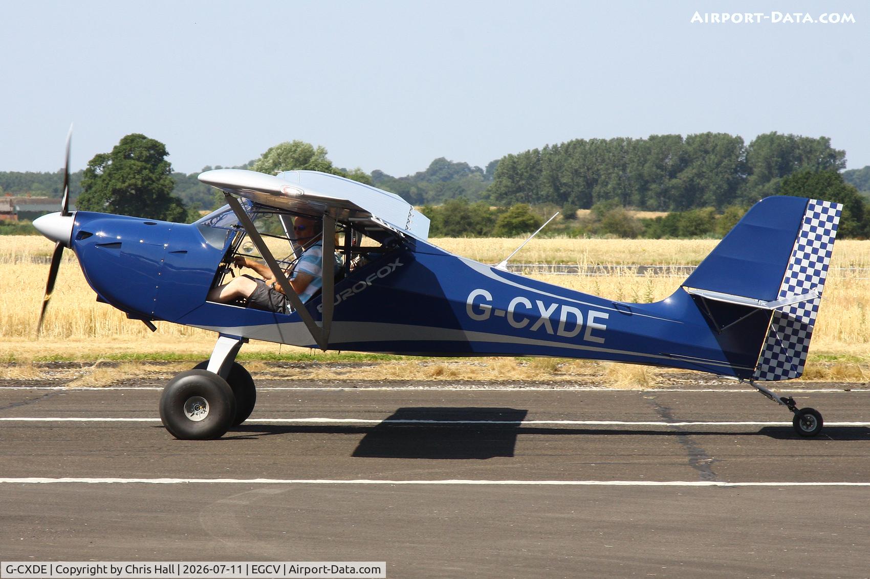 Aircraft G-CXDE, 2025 EuroFox Aviation EuroFox 2K, c/n 72925, Sleapkosh 26, day 2, 11/07/26, at EGCV, photo by Chris Hall