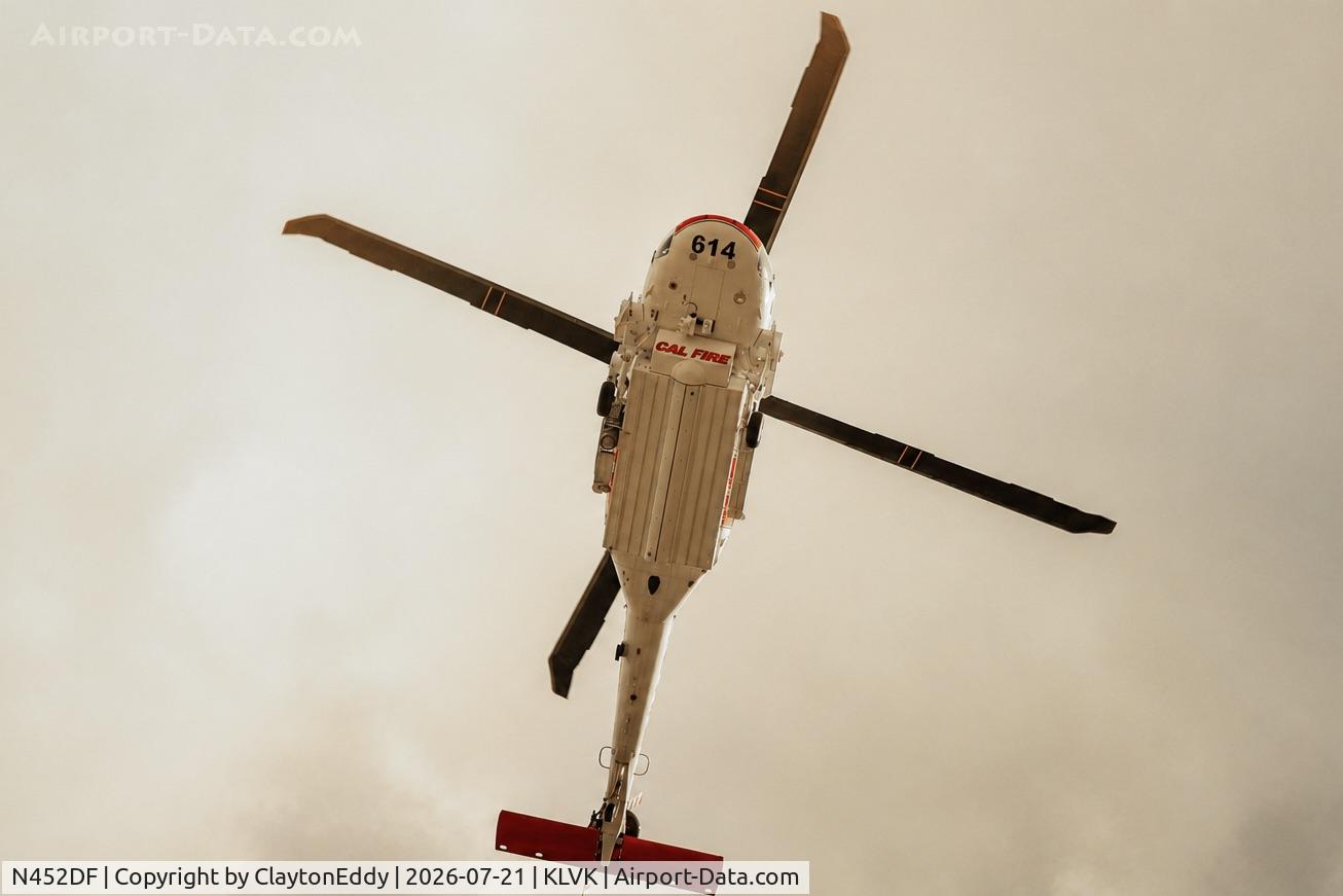 N452DF, 2024 Sikorsky (Lockheed Martin) S-70i Firehawk, c/n 705354, Cal Fire helicopter Little Fire in Pleasanton California 9-21-26