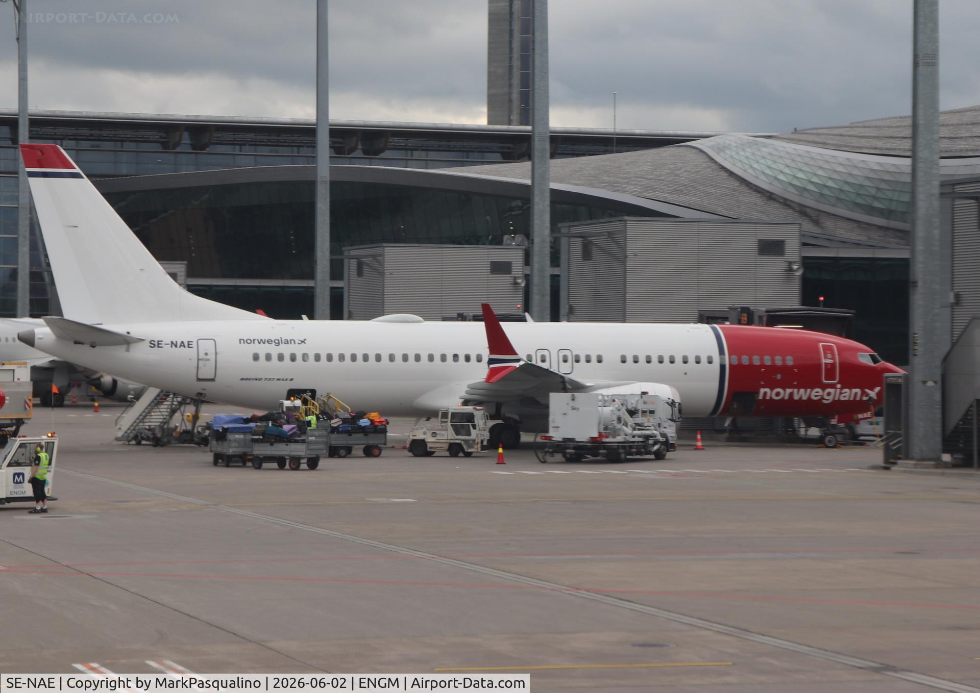 SE-NAE, 2025 Boeing B-737-8 Max, c/n 42848 l/n 9563, Boeing 737-8 MAX