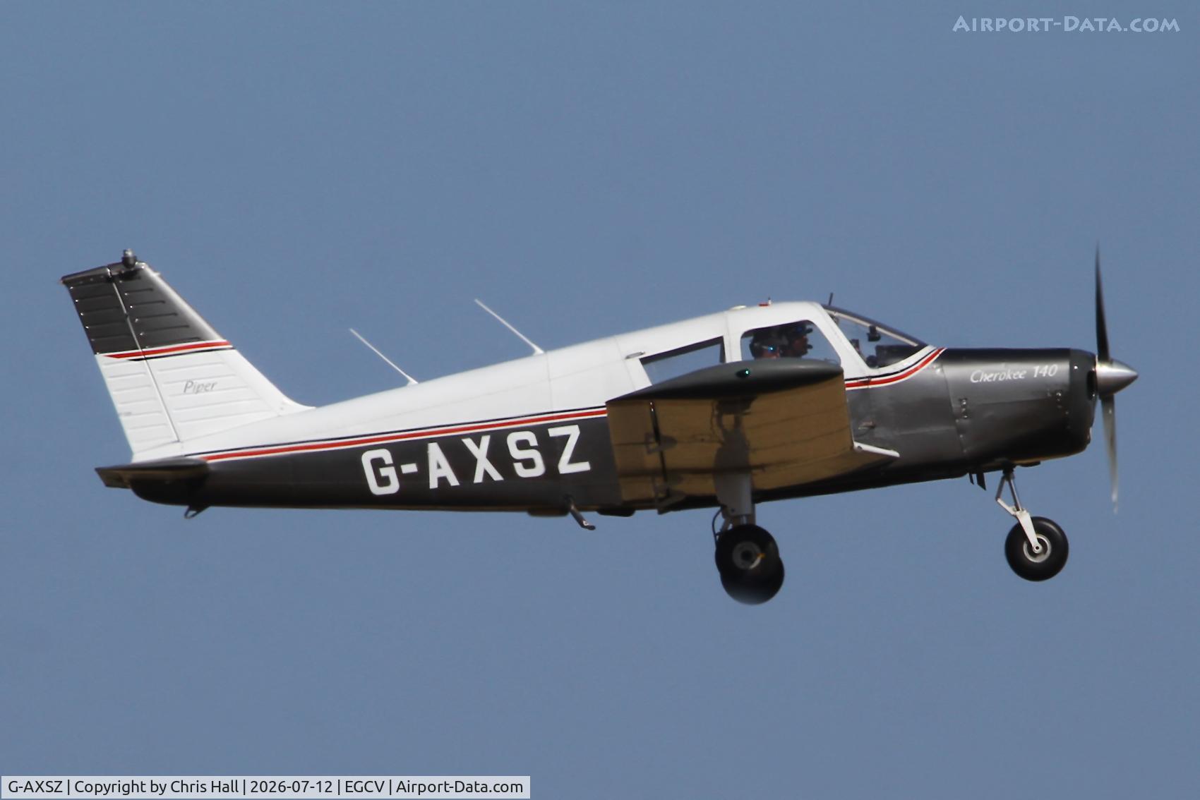 G-AXSZ, 1969 Piper PA-28-140 Cherokee, c/n 28-26188, Sleapkosh 26, day 3, 12/07/26