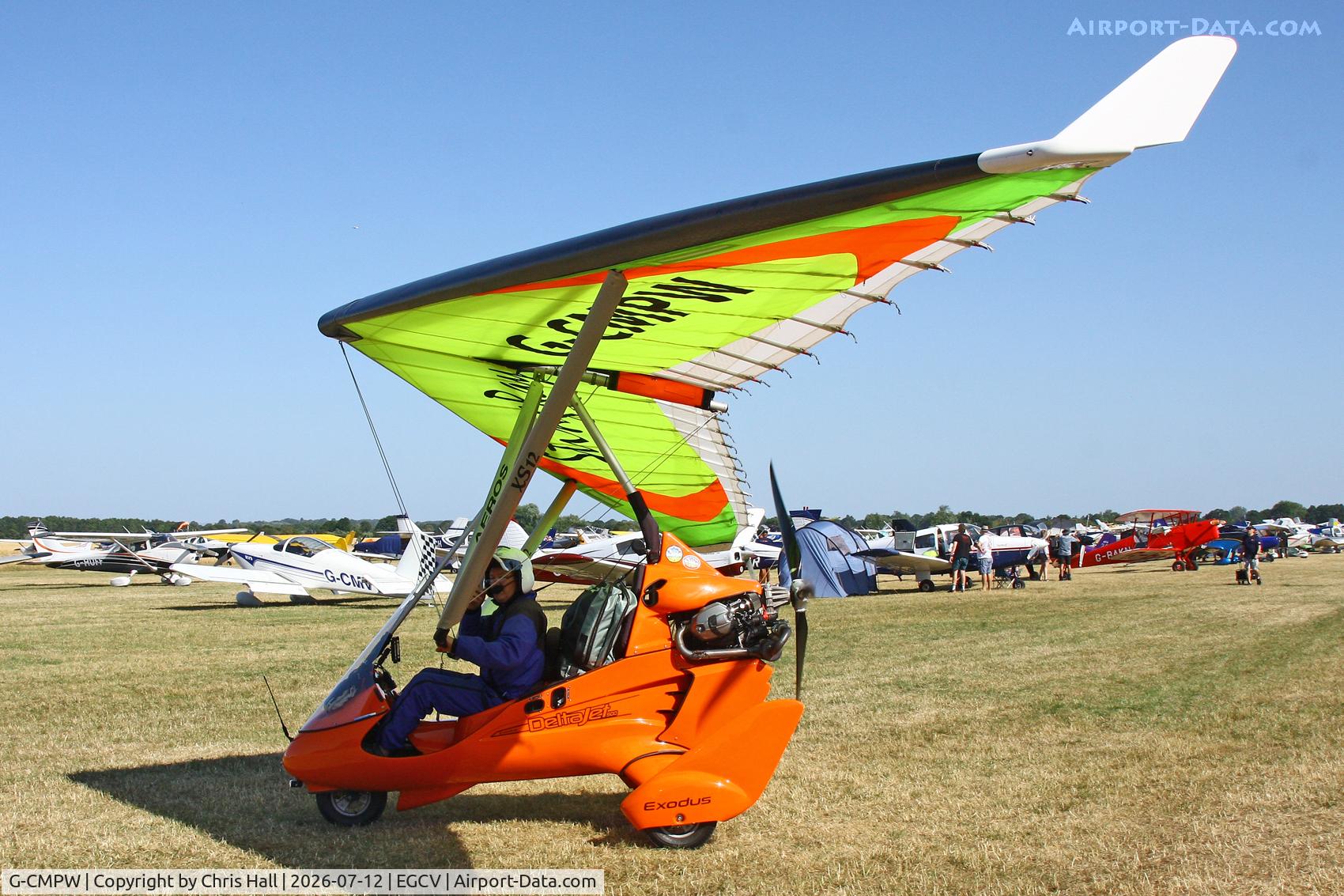 G-CMPW, 2023 Flylight Airsports Exodus DeltaJet 500 Stingray, c/n EA 019, Sleapkosh 26, day 3, 12/07/26