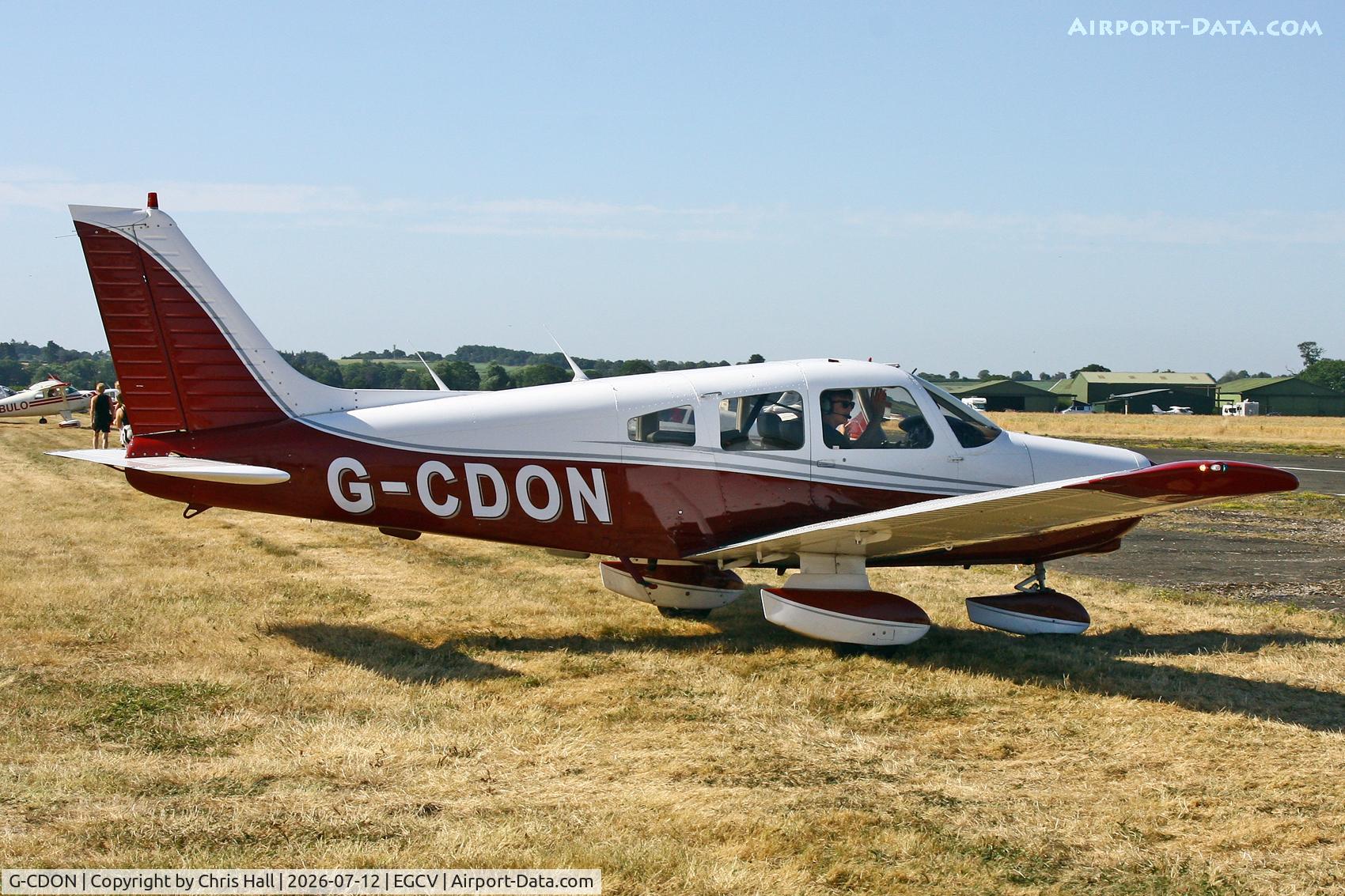 G-CDON, 1982 Piper PA-28-161 Cherokee Warrior II, c/n 28-8216185, Sleapkosh 26, day 3, 12/07/26