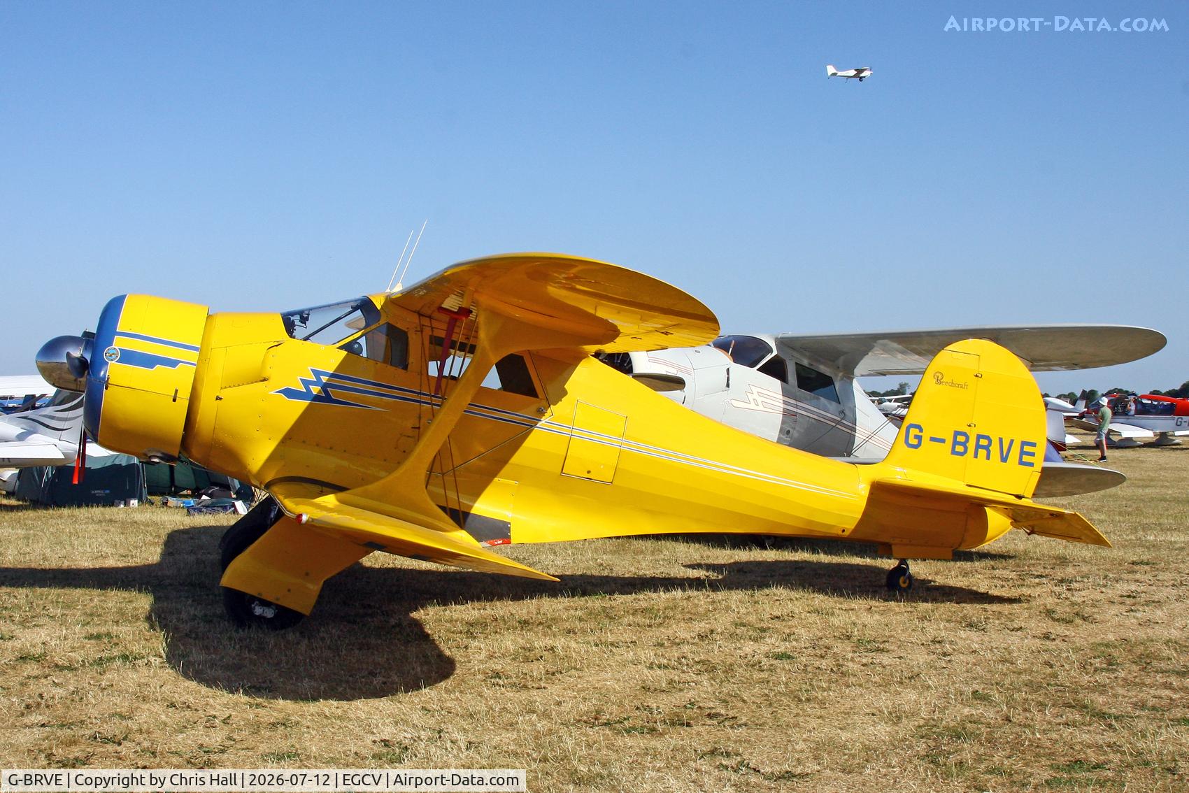 G-BRVE, 1945 Beech D17S Staggerwing, c/n 6701, Sleapkosh 26, day 3, 12/07/26