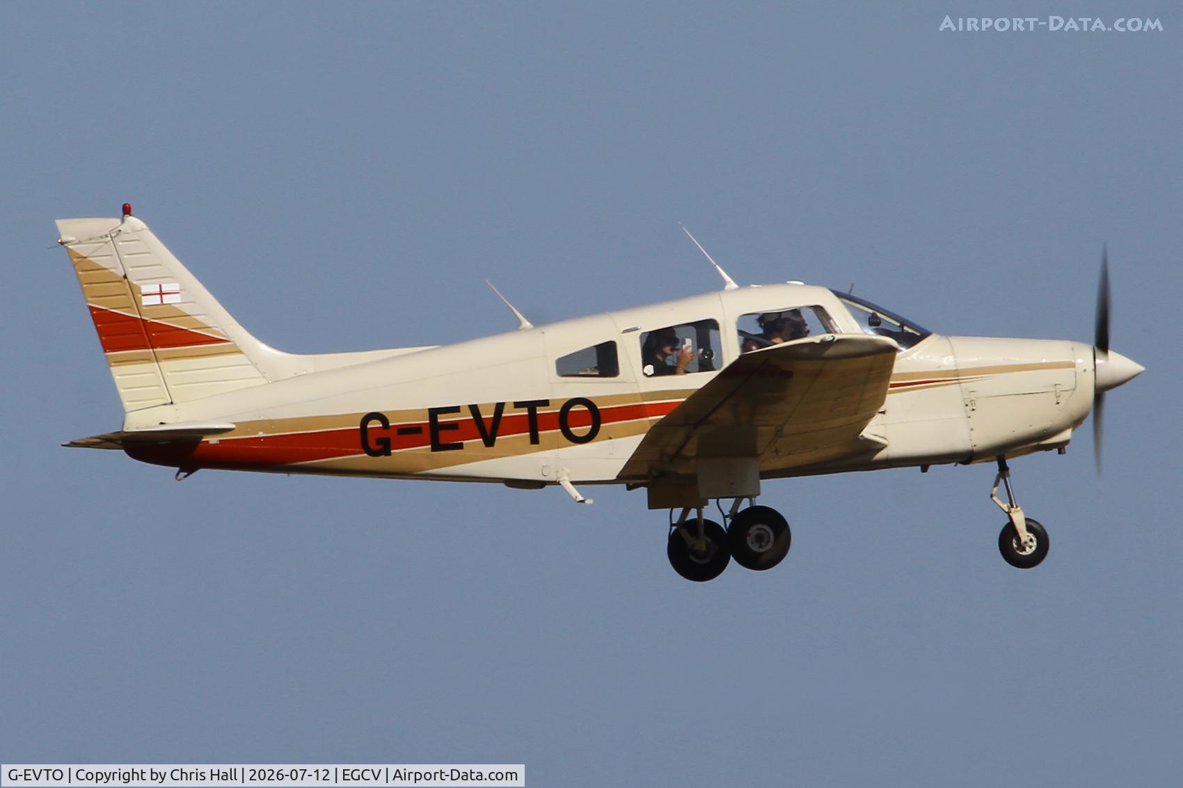 G-EVTO, 1980 Piper PA-28-161 Cherokee Warrior II, c/n 28-8016271, Sleapkosh 26, day 3, 12/07/26
