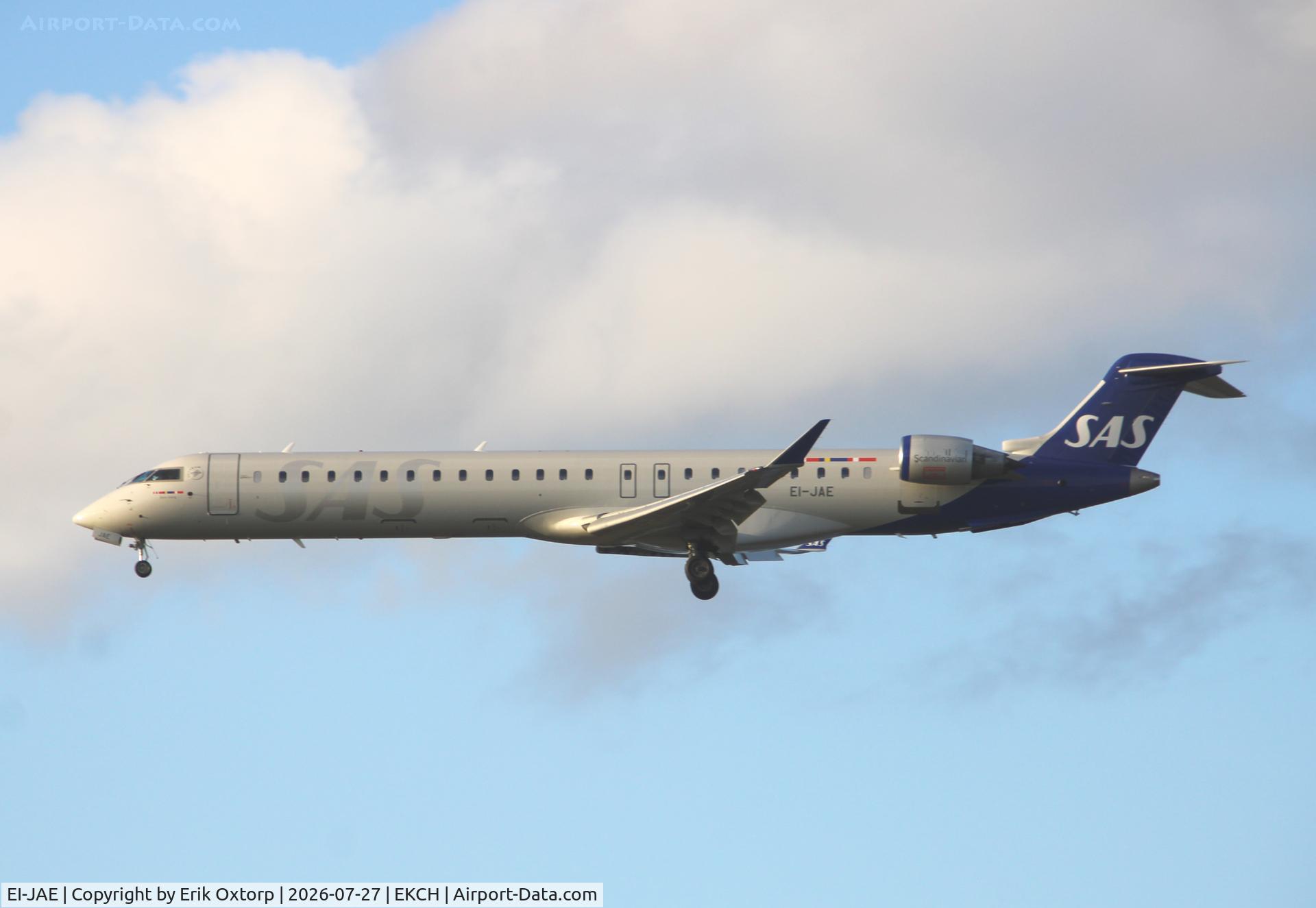 EI-JAE, 2011 Bombardier CRJ900 (CL-600-2D24), c/n 15276, Delivery flight from MST of EI-JAE.