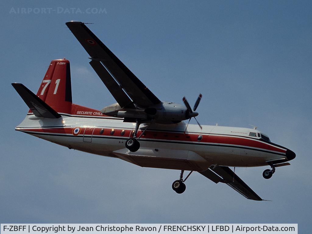 F-ZBFF, 1970 Fokker F.27-600 Friendship, c/n 10432, MILAN 77