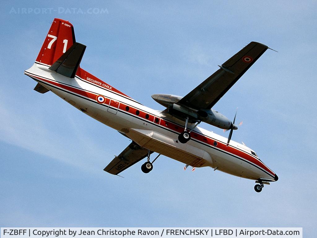 F-ZBFF, 1970 Fokker F.27-600 Friendship, c/n 10432, MILAN 77