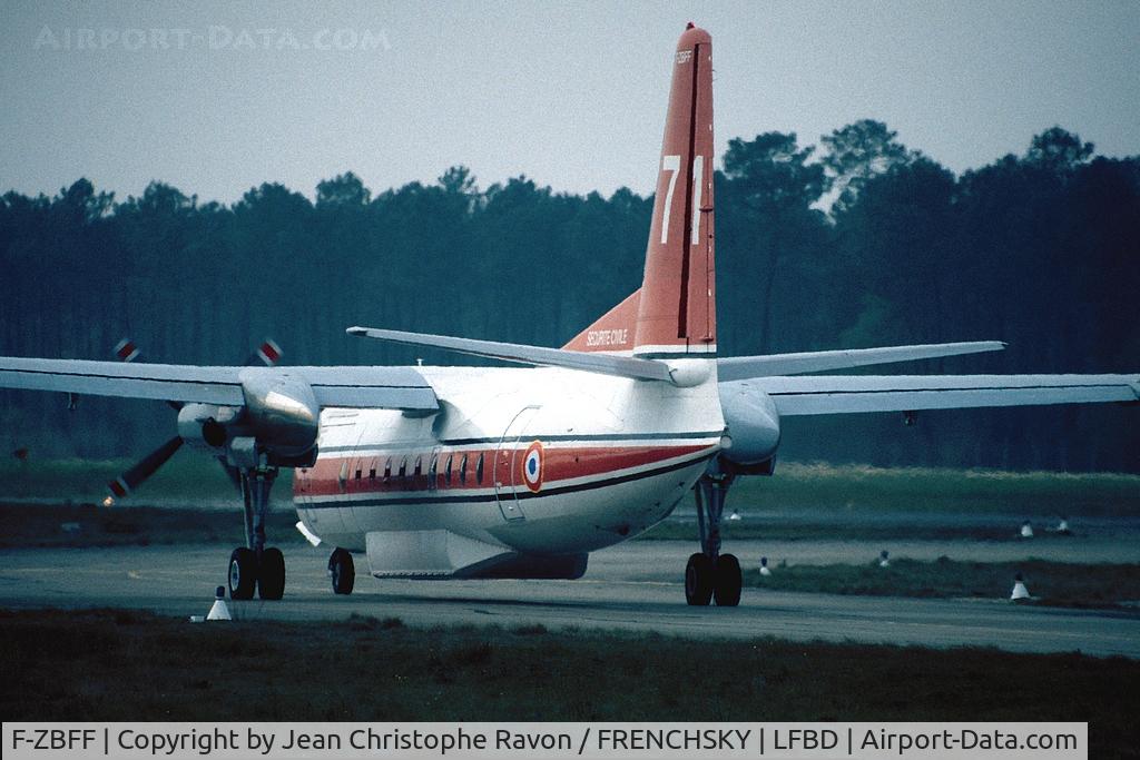 F-ZBFF, 1970 Fokker F.27-600 Friendship, c/n 10432, MILAN 77