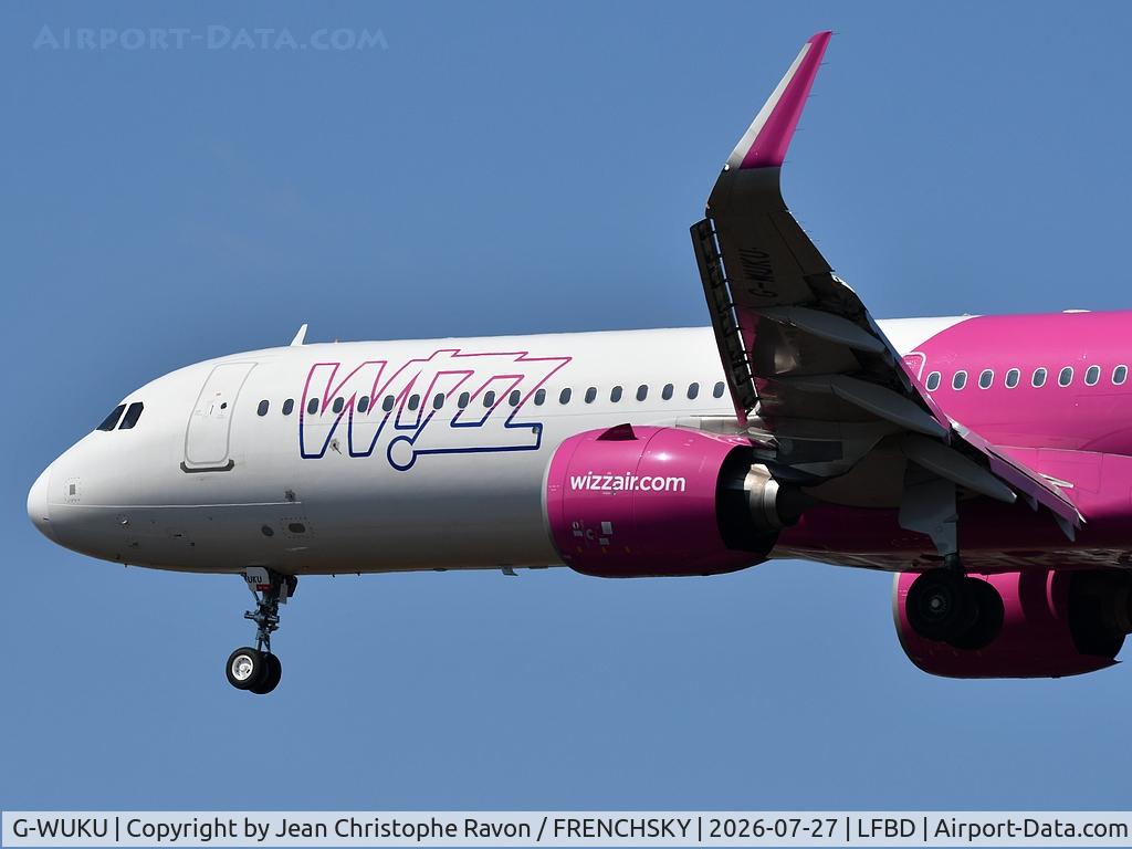 G-WUKU, 2022 Airbus A321-251NX, c/n 10787, London (LTN)	Bordeaux (BOD)	W95415