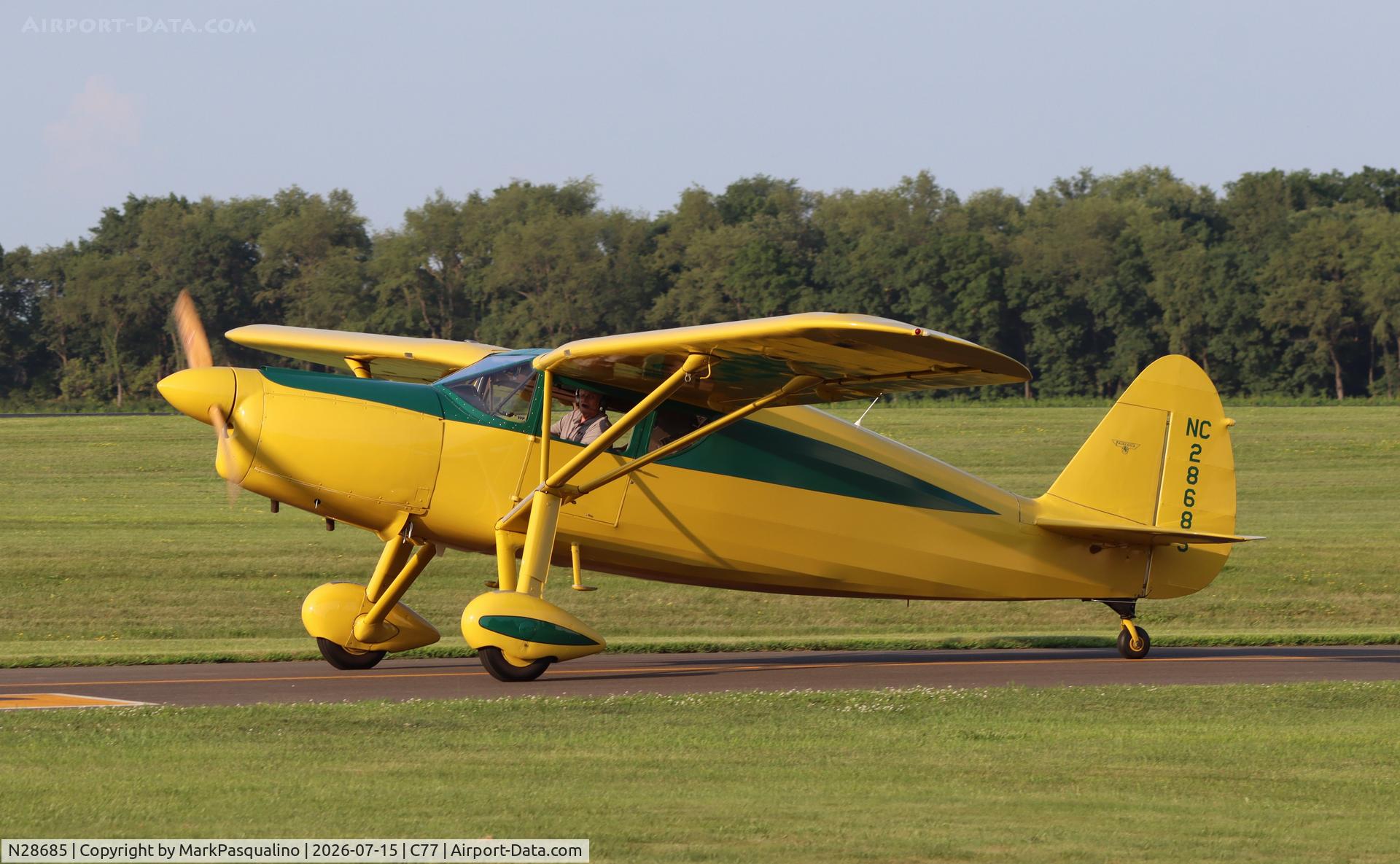 Aircraft N28685, 1940 Fairchild 24W-40, c/n W40-168, Fairchild 24W-40, at C77, photo by MarkPasqualino