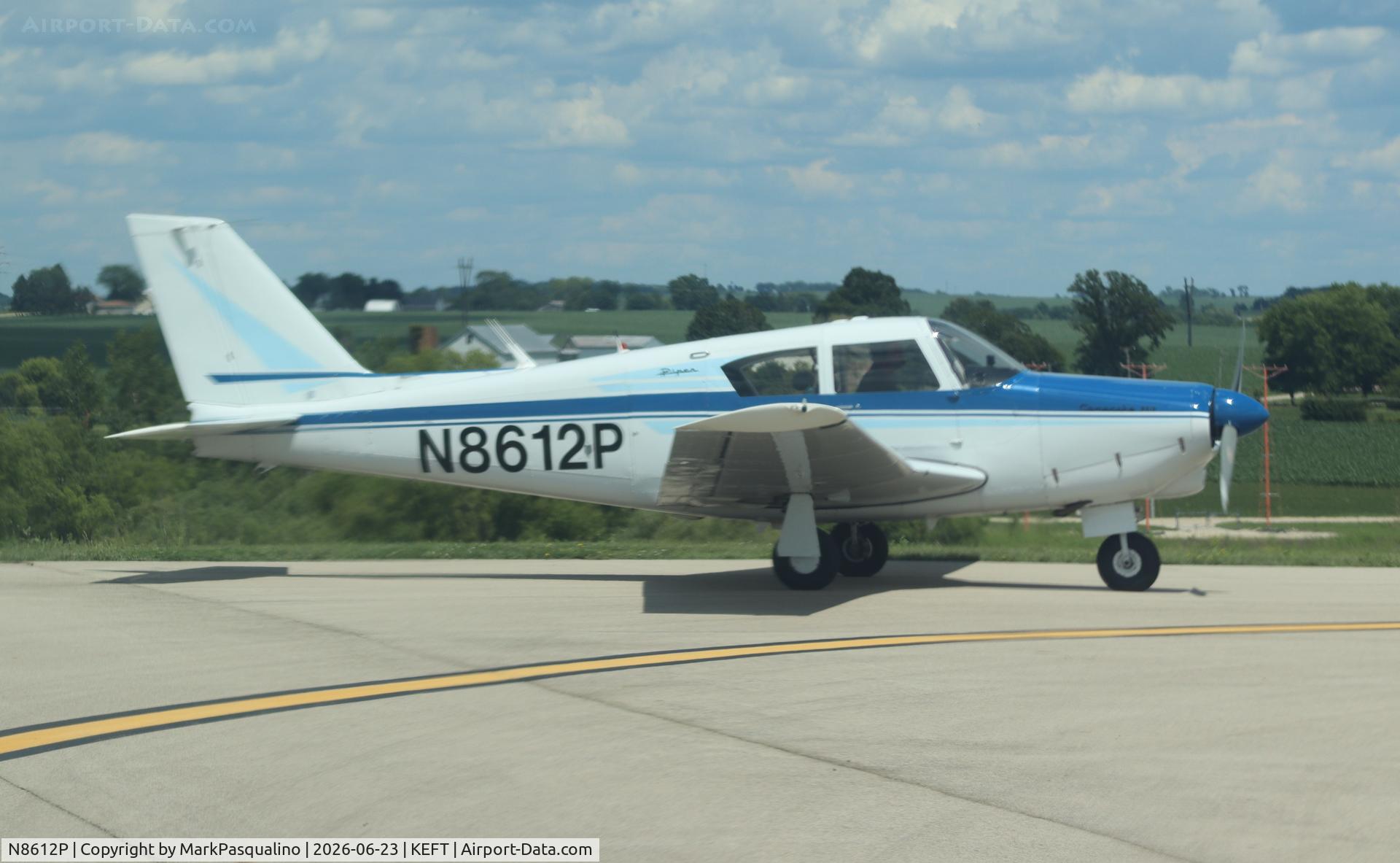 Aircraft N8612P, 1964 Piper PA-24-260, c/n 24-4064, Piper PA-24-260, at KEFT, photo by MarkPasqualino
