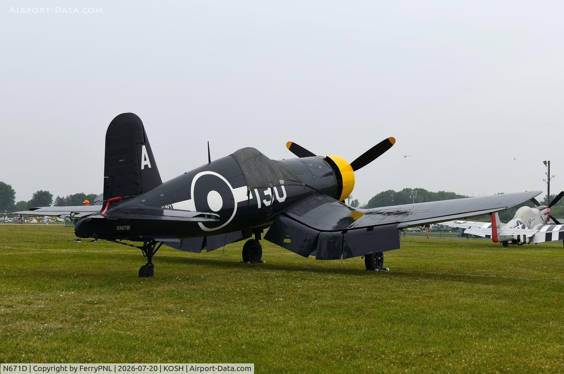 N671D, 1945 Goodyear Aircraft Corp FG1D, c/n 3111, FG1D LLC Corsair