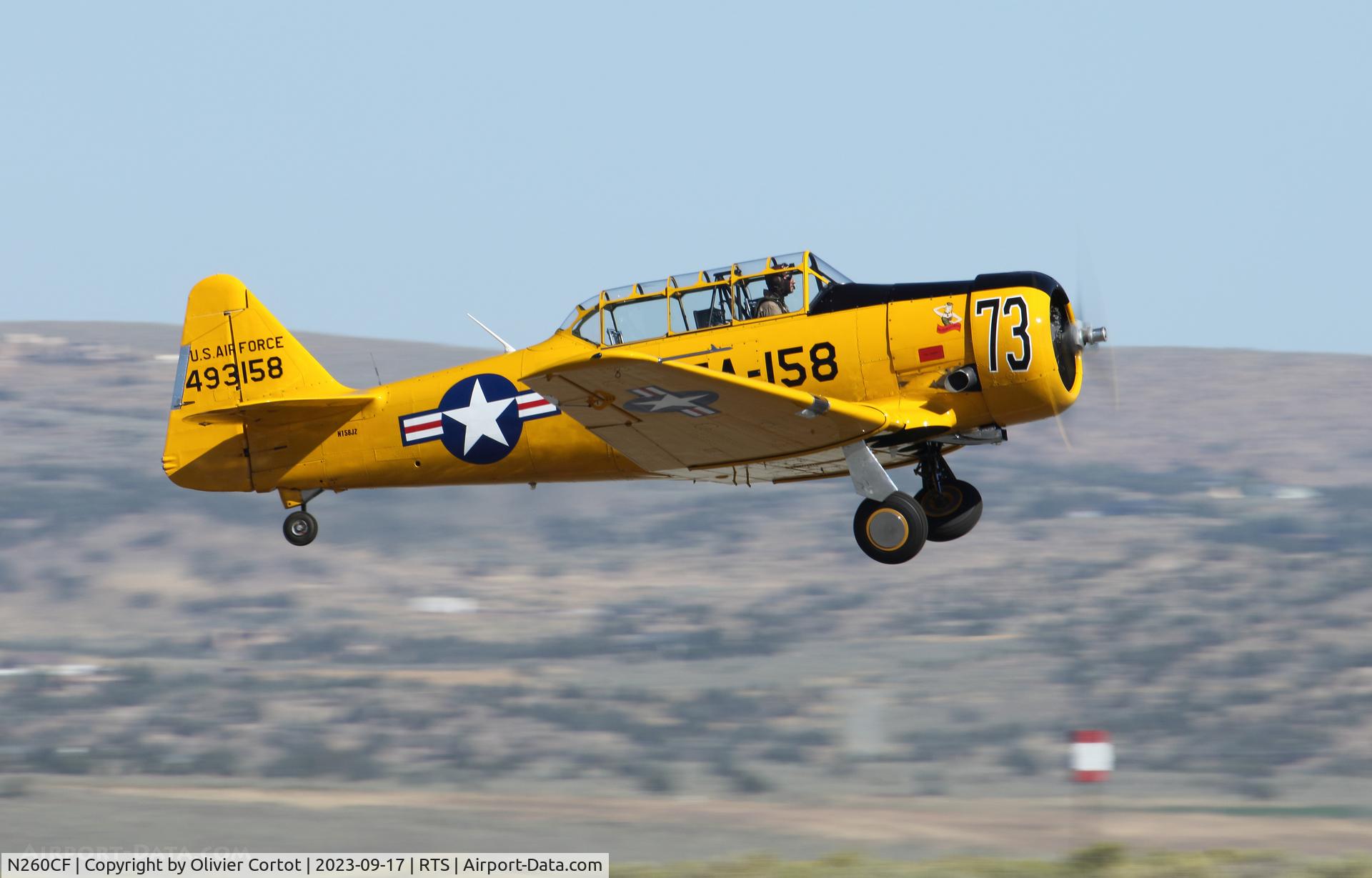 N260CF, 1941 North American T-6G Texan, c/n 168-680, 2023 air races