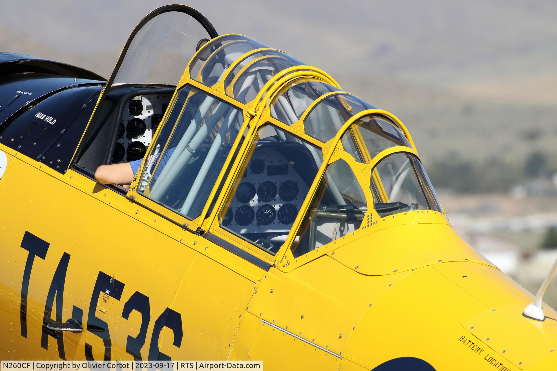 N260CF, 1941 North American T-6G Texan, c/n 168-680, view on the cockpit