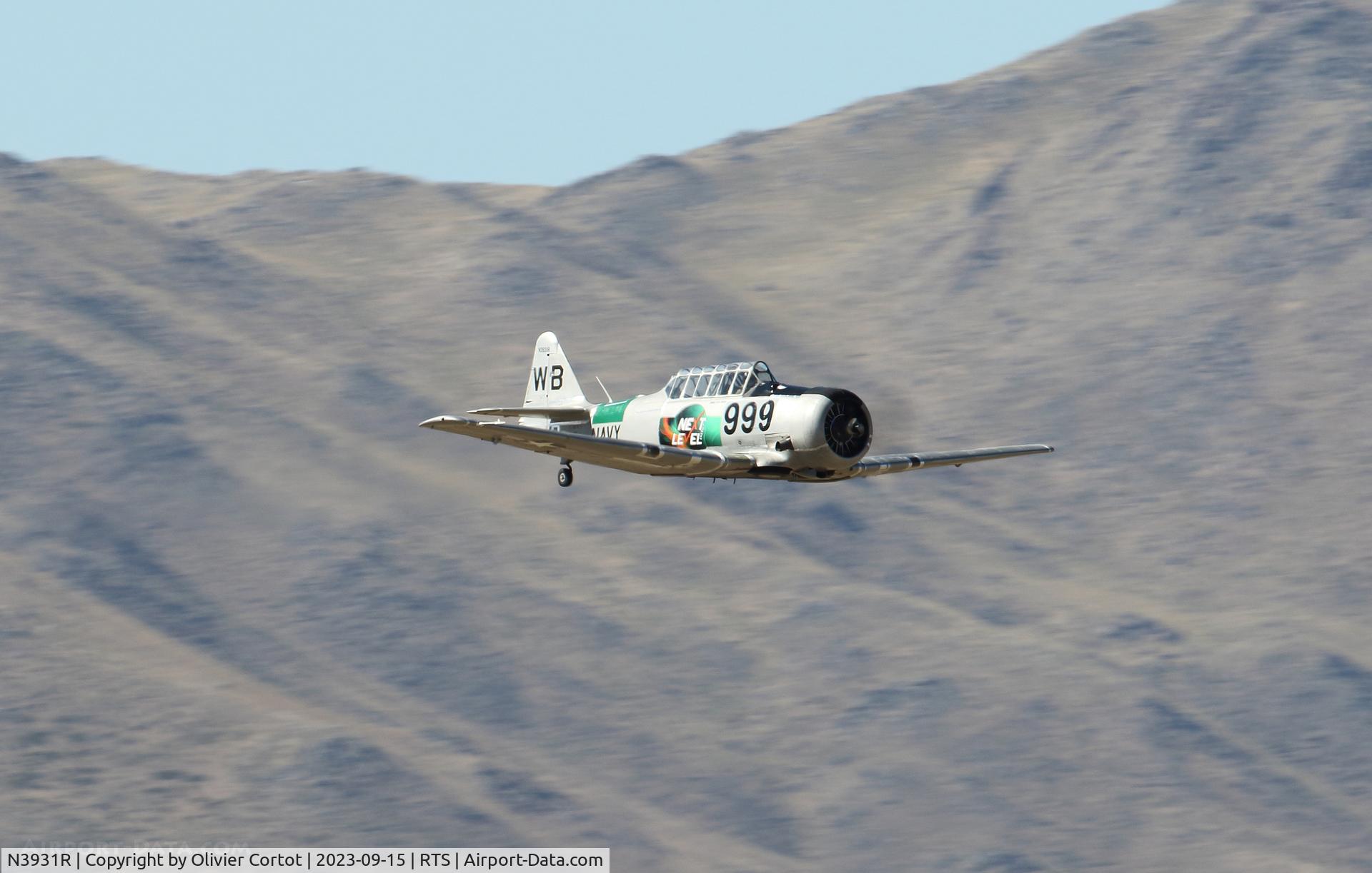 Aircraft N3931R, North American AT-6B Texan, c/n 84-923, 2023 air races, at RTS, photo by Olivier Cortot