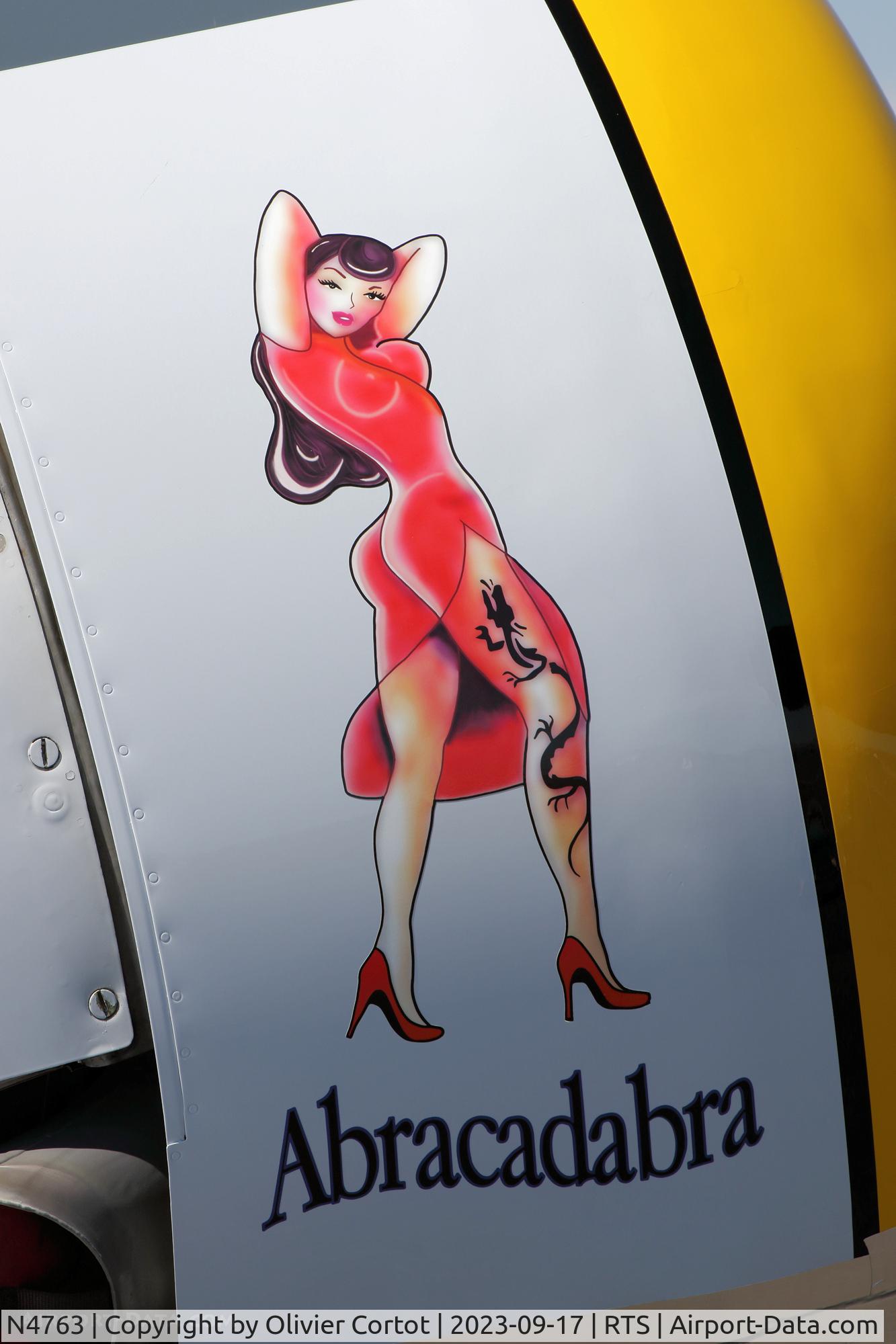 N4763, Noorduyn AT-16 Harvard II, c/n 76-3701, nice nose art